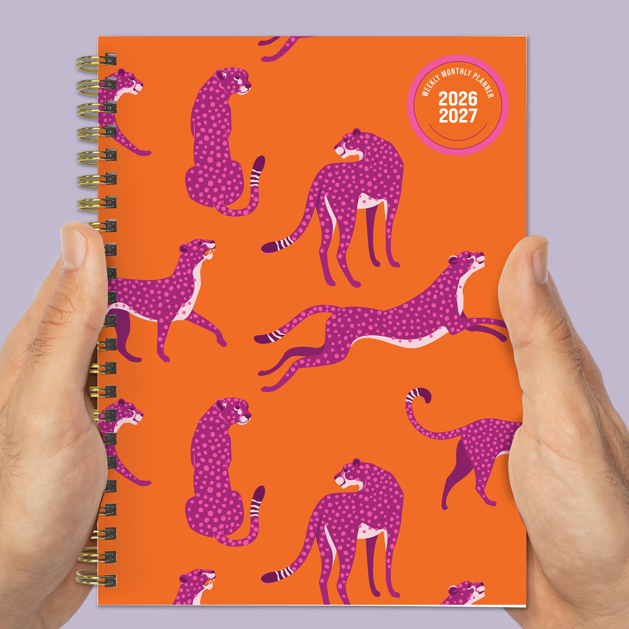 TF Publishing Medium 2026-27 Spicy Cat Weekly Monthly Planner