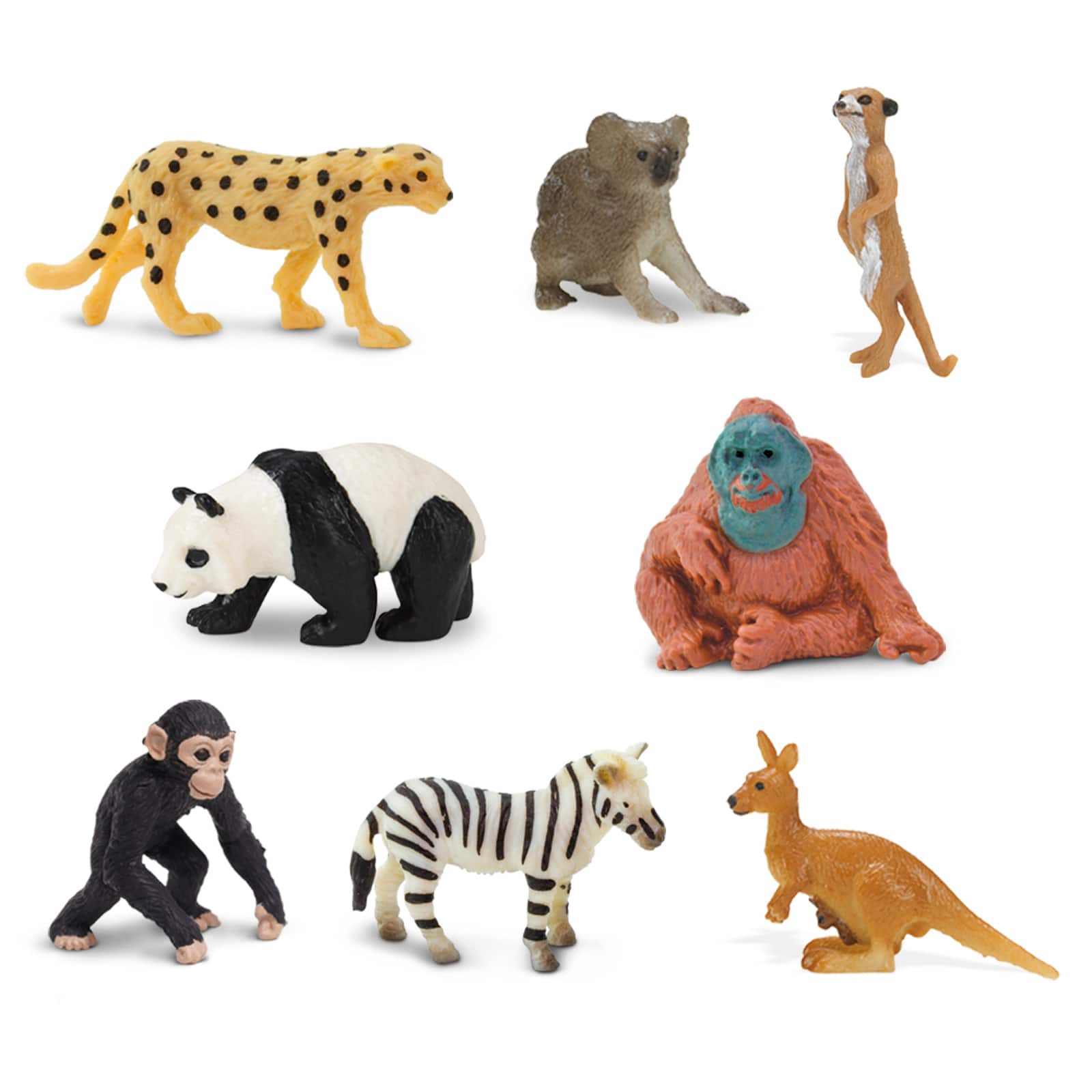 10 Pack: Safari Ltd® Good Luck Minis® Exotic Fun Pack