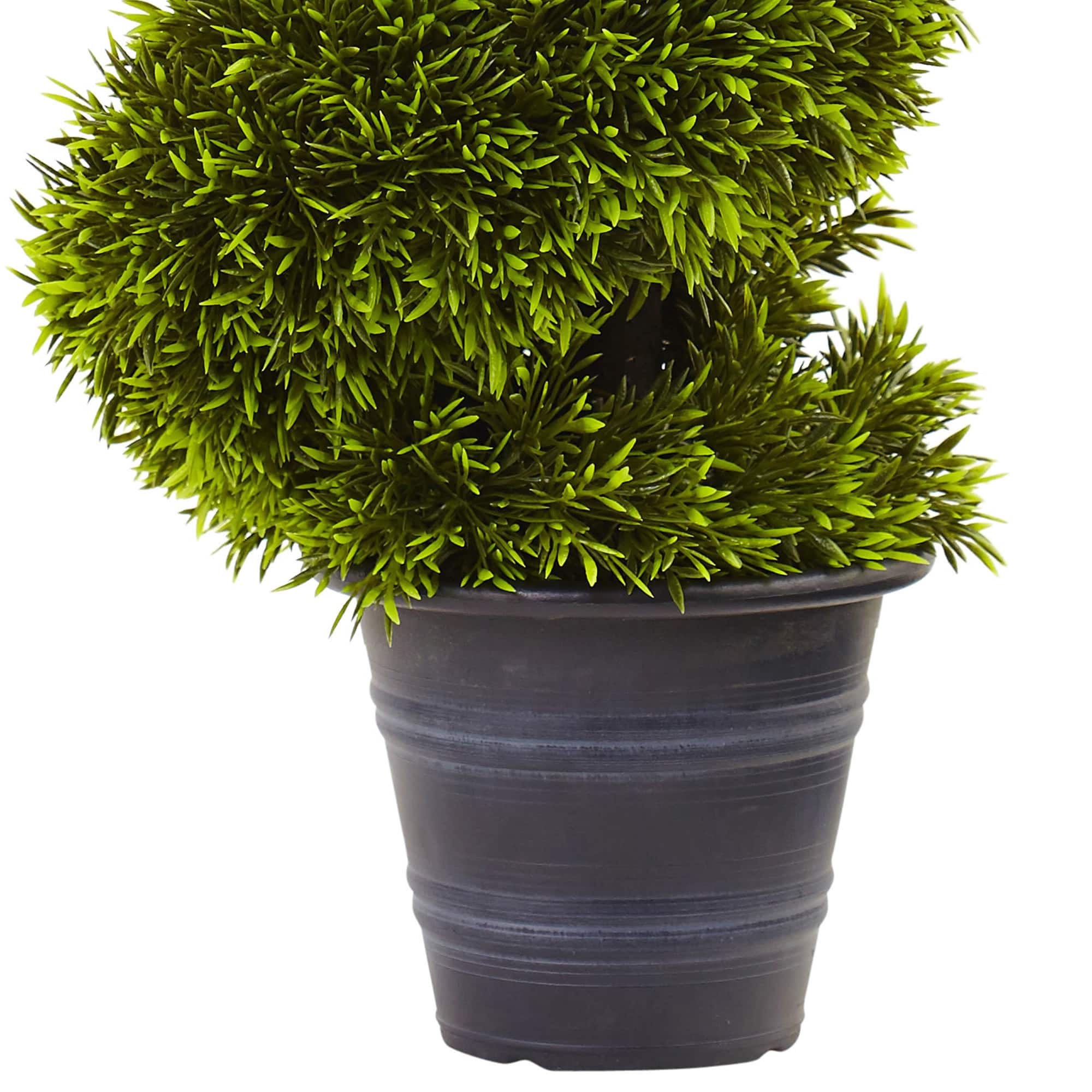 3ft. Grass Spiral Topiary in Deco Planter