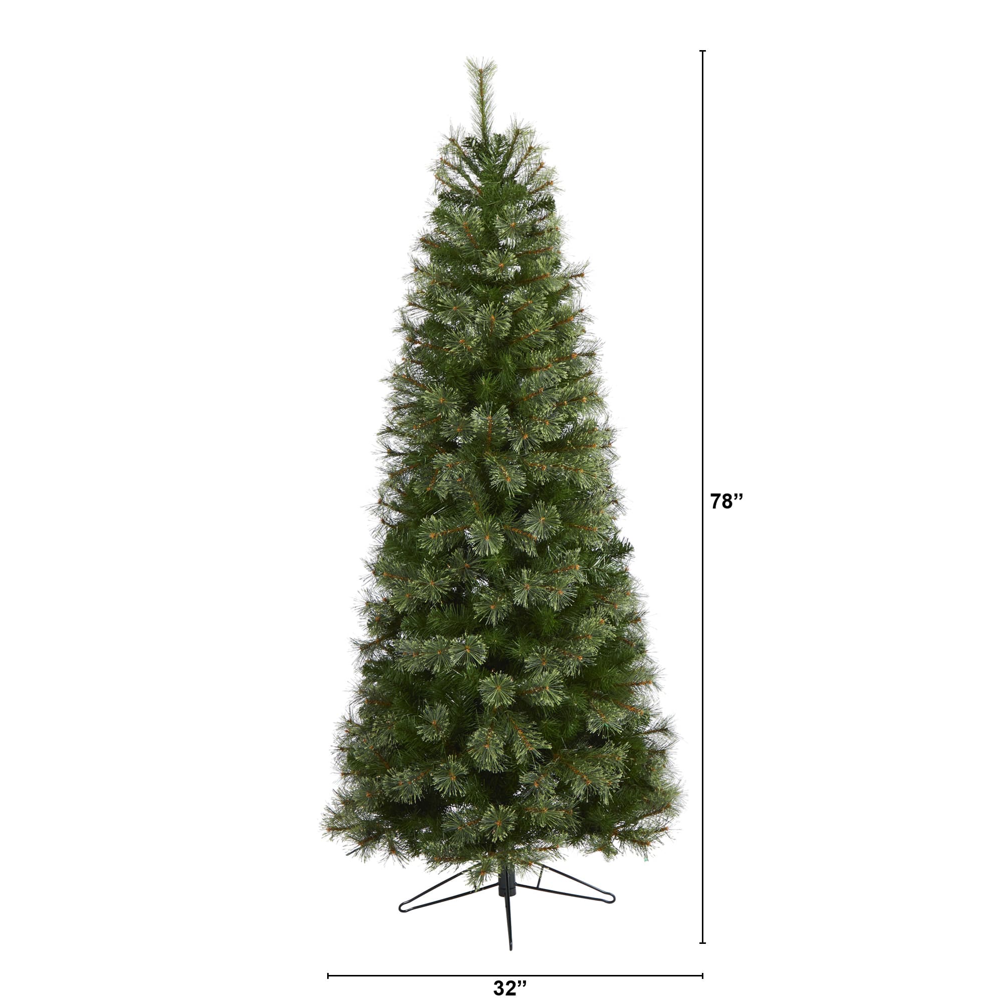 6.5ft. Unlit Cashmere Slim Artificial Christmas Tree