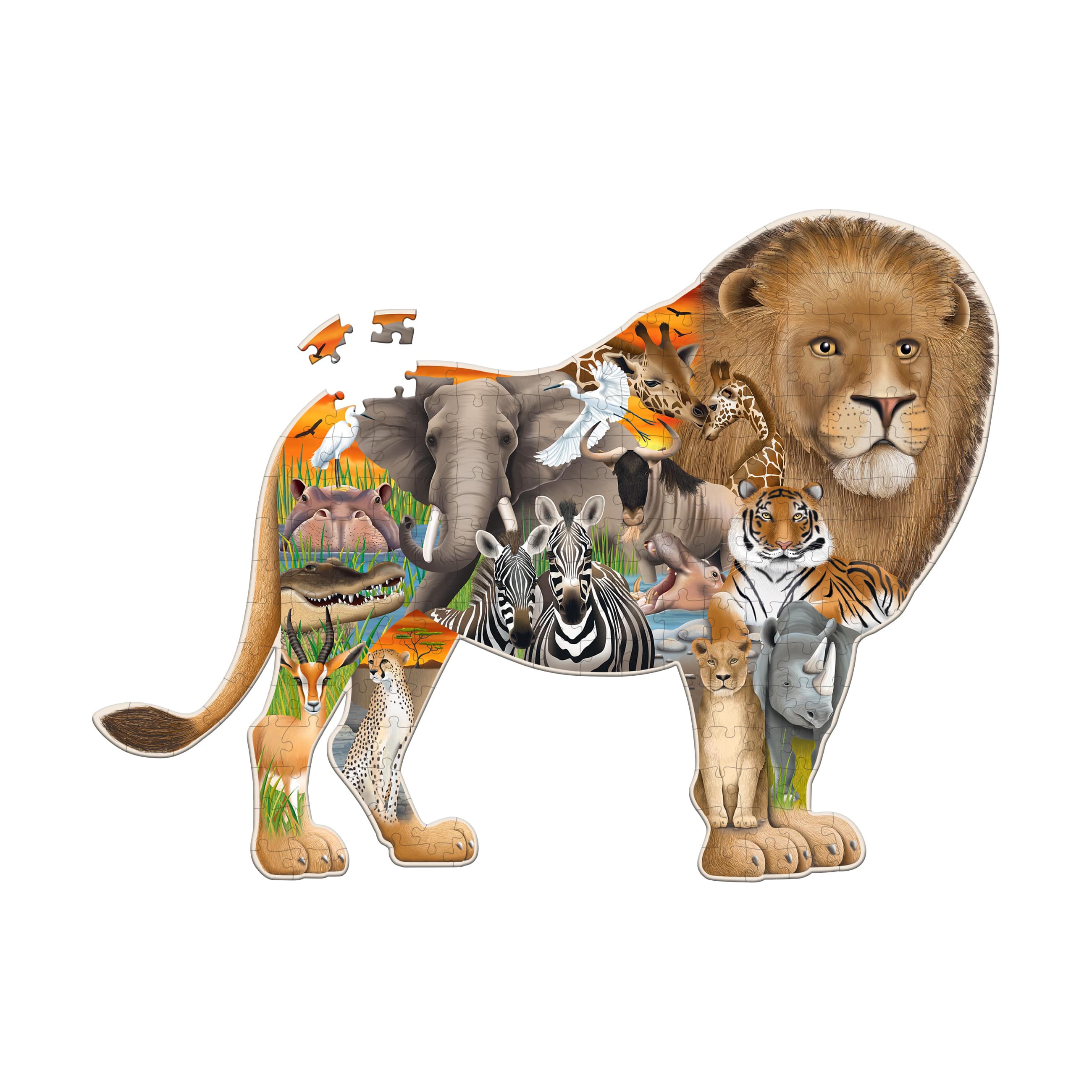 Wildlife World Puzzle - Safari: 200 Pcs
