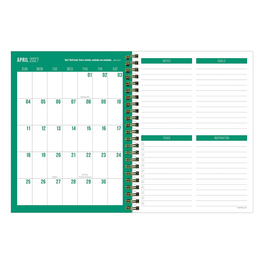 2027 Graphic Petals Medium Weekly Monthly Planner