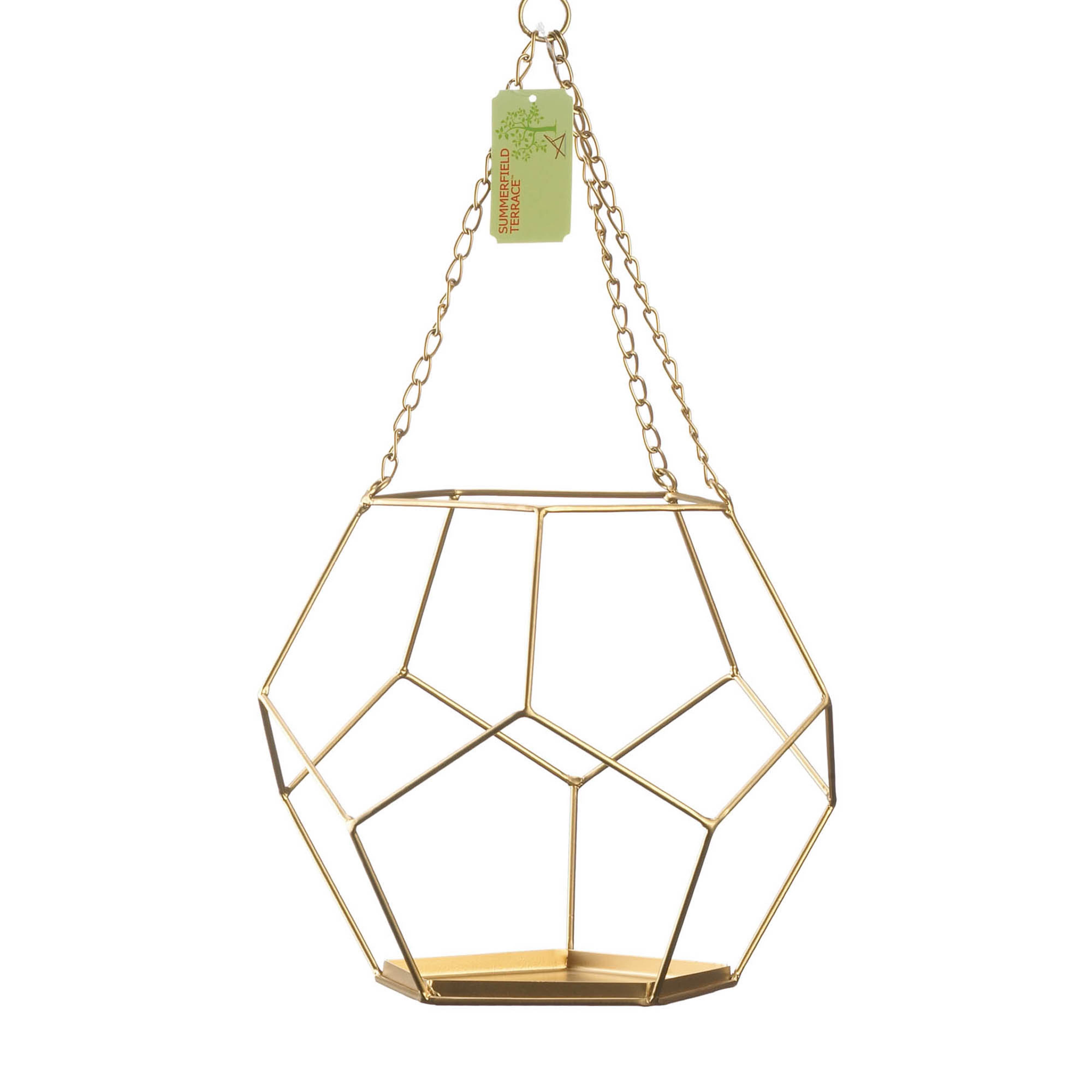 9" Hanging Geometric Plant Holder