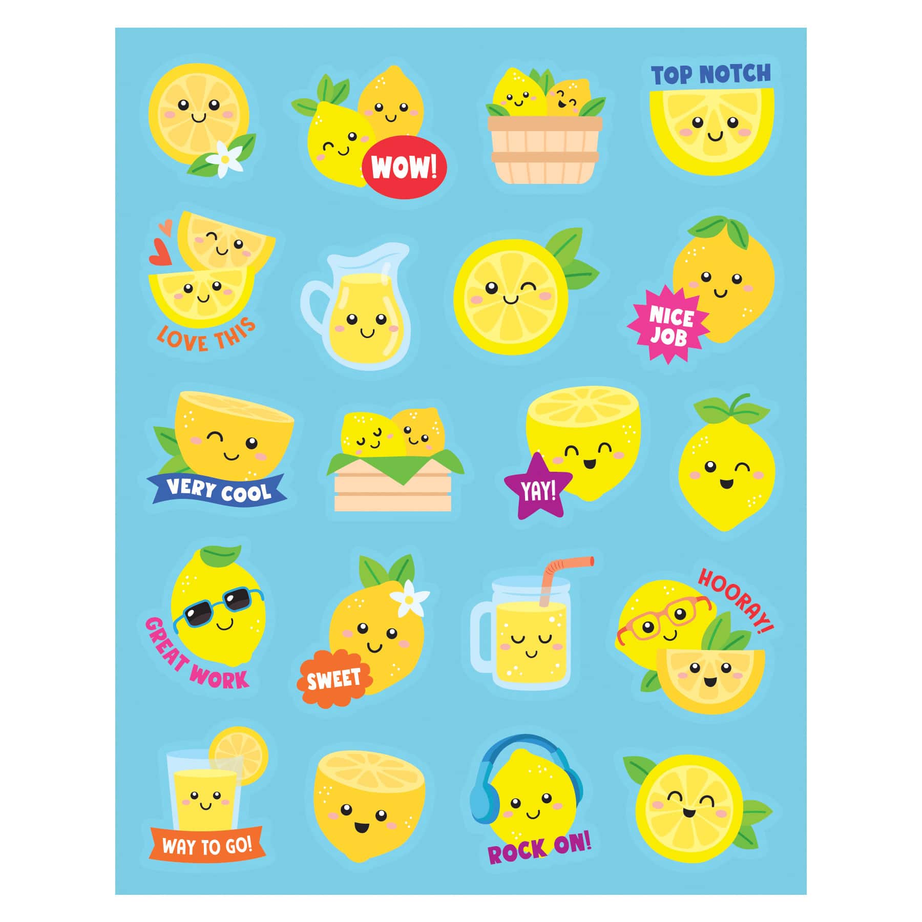 Teacher Created Resources® Lemon Smelly Stickers, 6 Packs of 120