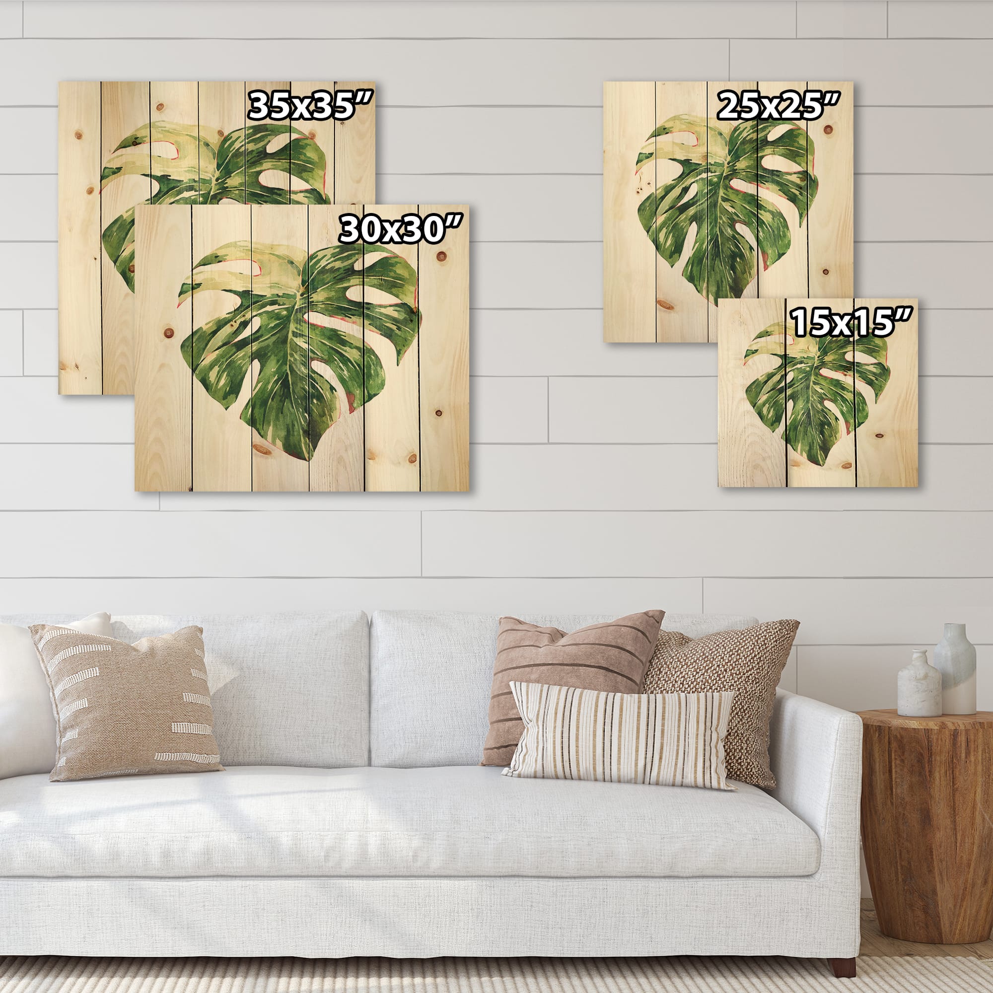 Designart - Tropical Green Leaves In Summer Times III