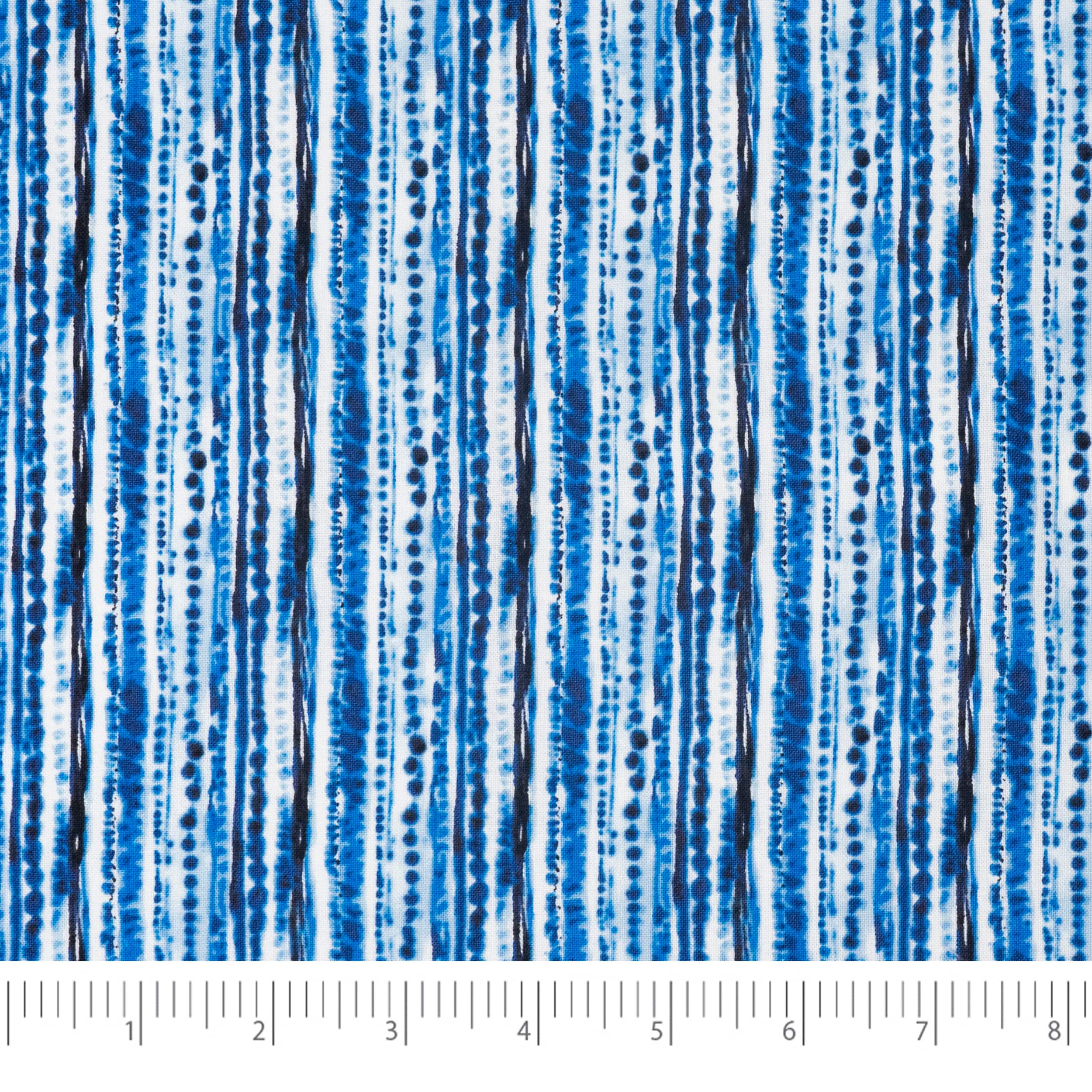 SINGER 18" x 21" Blue Floral Print Cotton Fabric Bundle