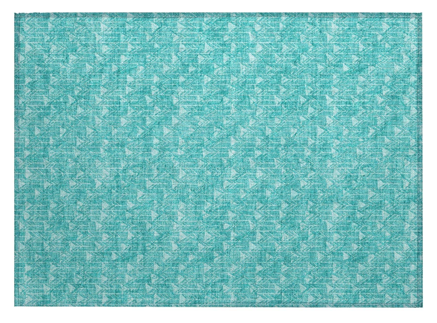 HomeRoots 2ft. x 3ft. Solid Stain Resistant Indoor/Outdoor Area Rug