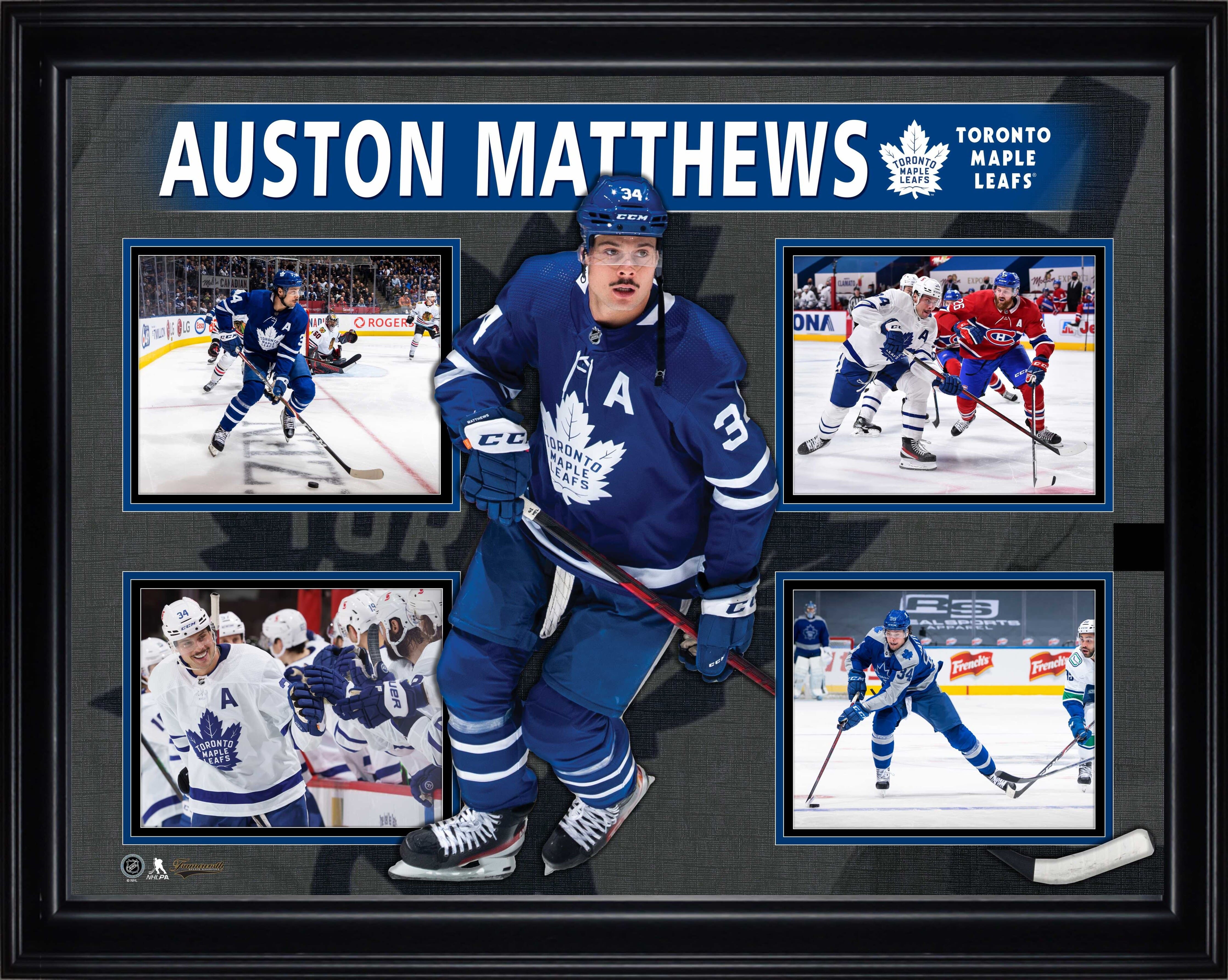 Auston Matthews Framed 4 Photo Collage 36.5" x 28.5"