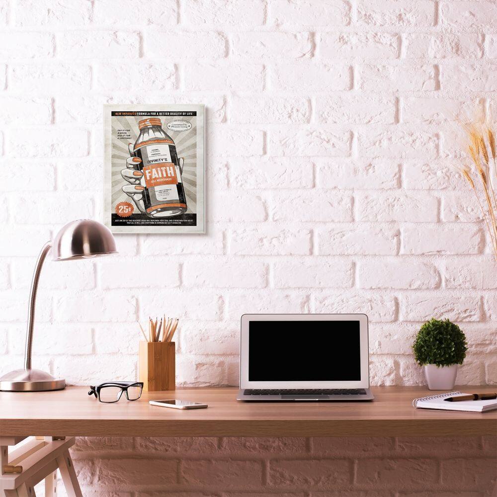 Stupell Industries Faith Formula Funny Wall Art