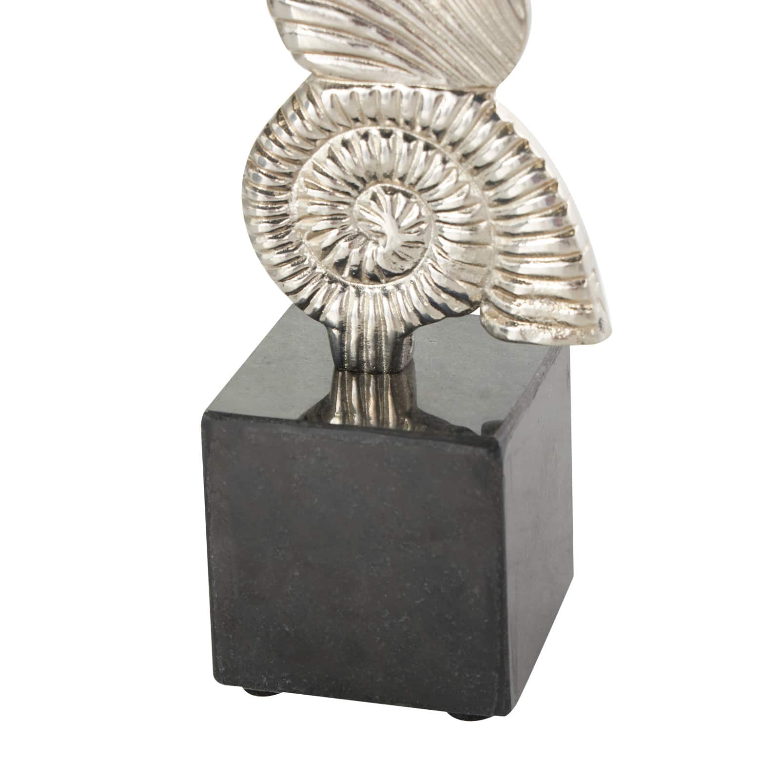 Aluminum Seashell Candle Holder Set