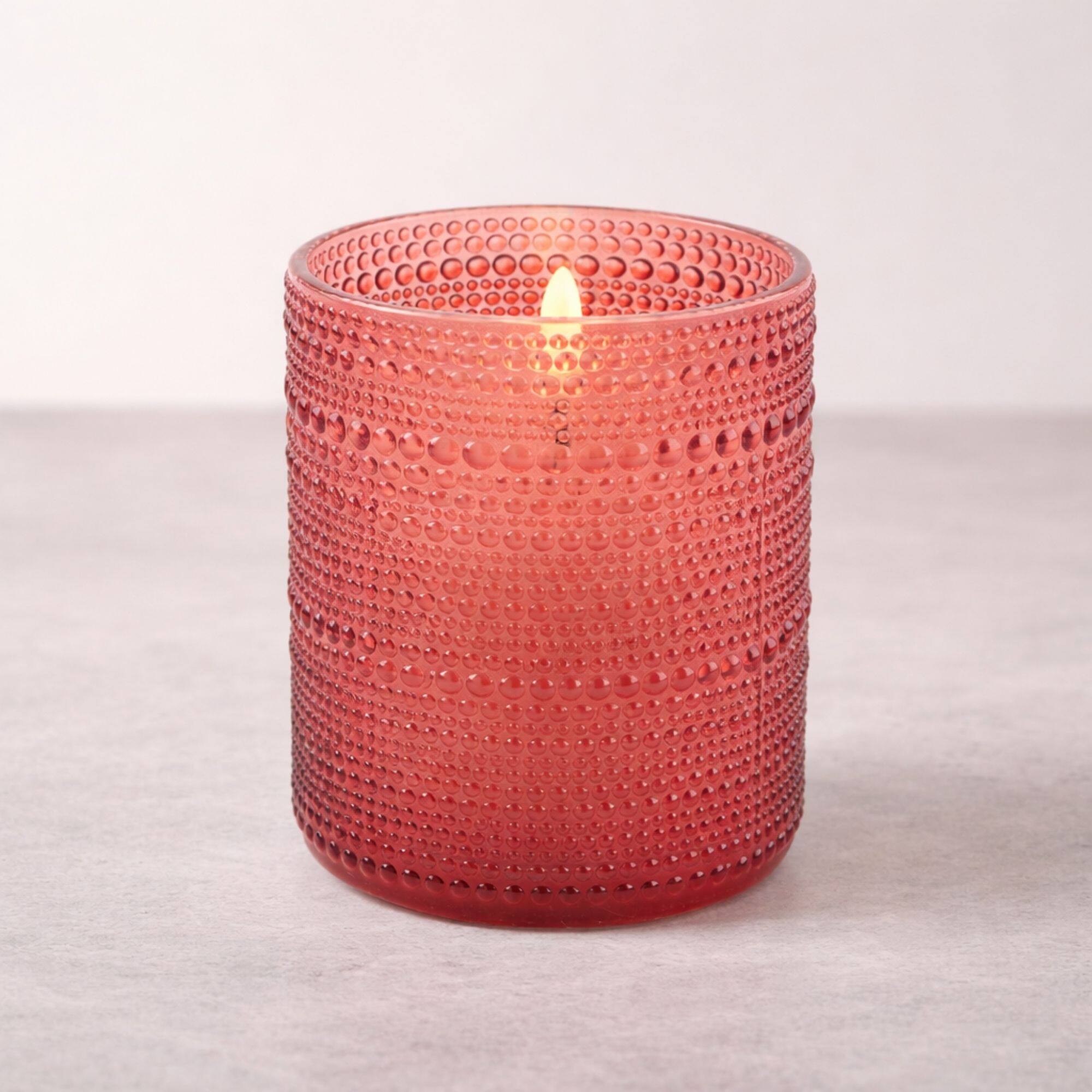 Melrose 3.25" x 4" LED Votive Candle in Glass Jars, 2ct.