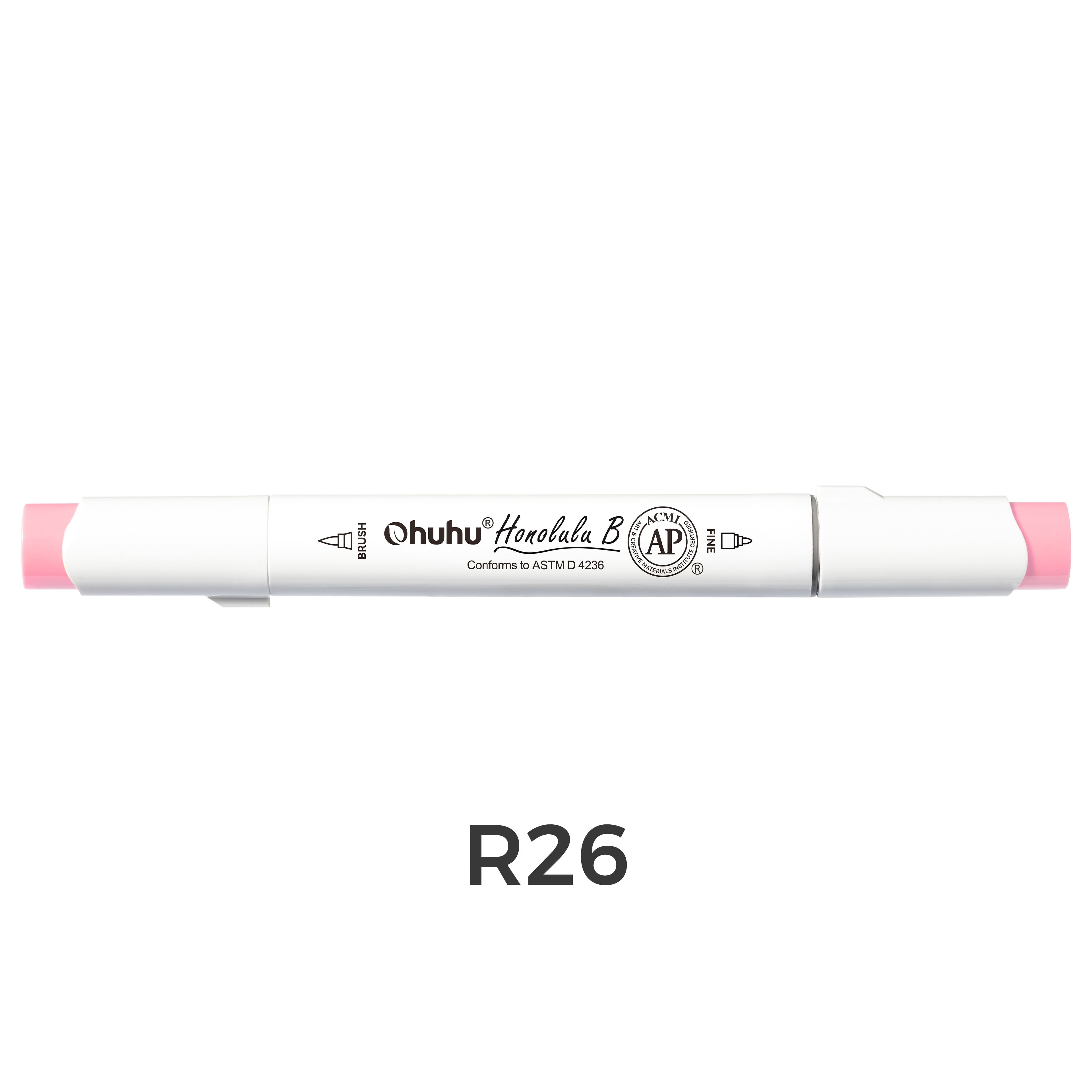 Michaels, Ohuhu® Honolulu B Brush & Fine Dual Tip Marker – Category: Dual Tip Art Markers