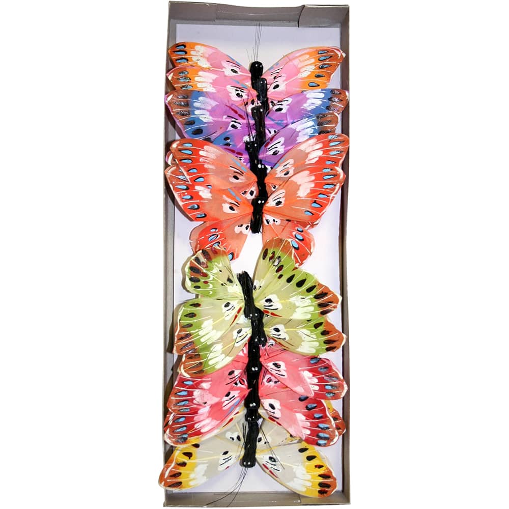 Reliant 5" Assorted Butterflies, 12ct.