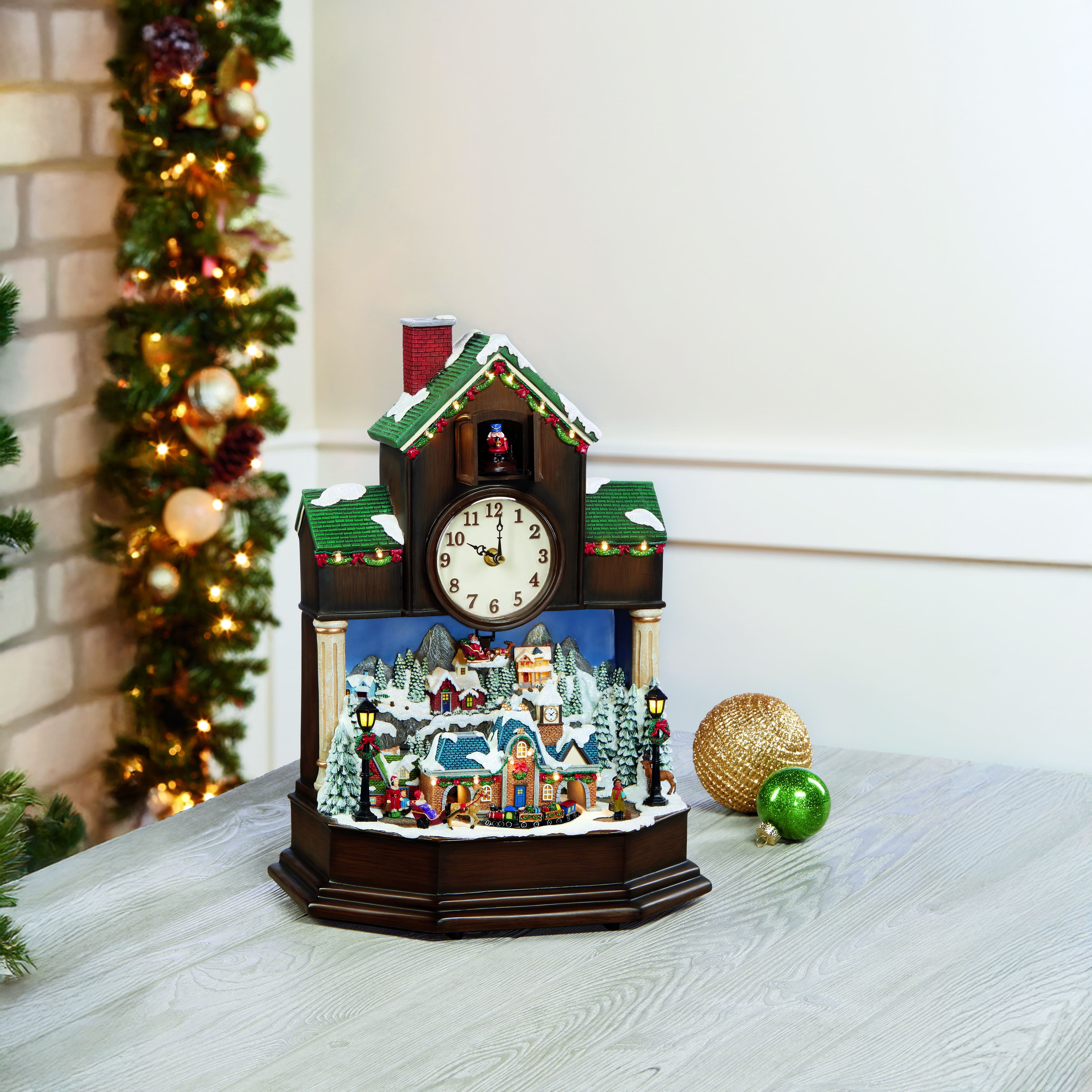 Moments in Time 16.8" Animated Cuckoo Clock Décor 