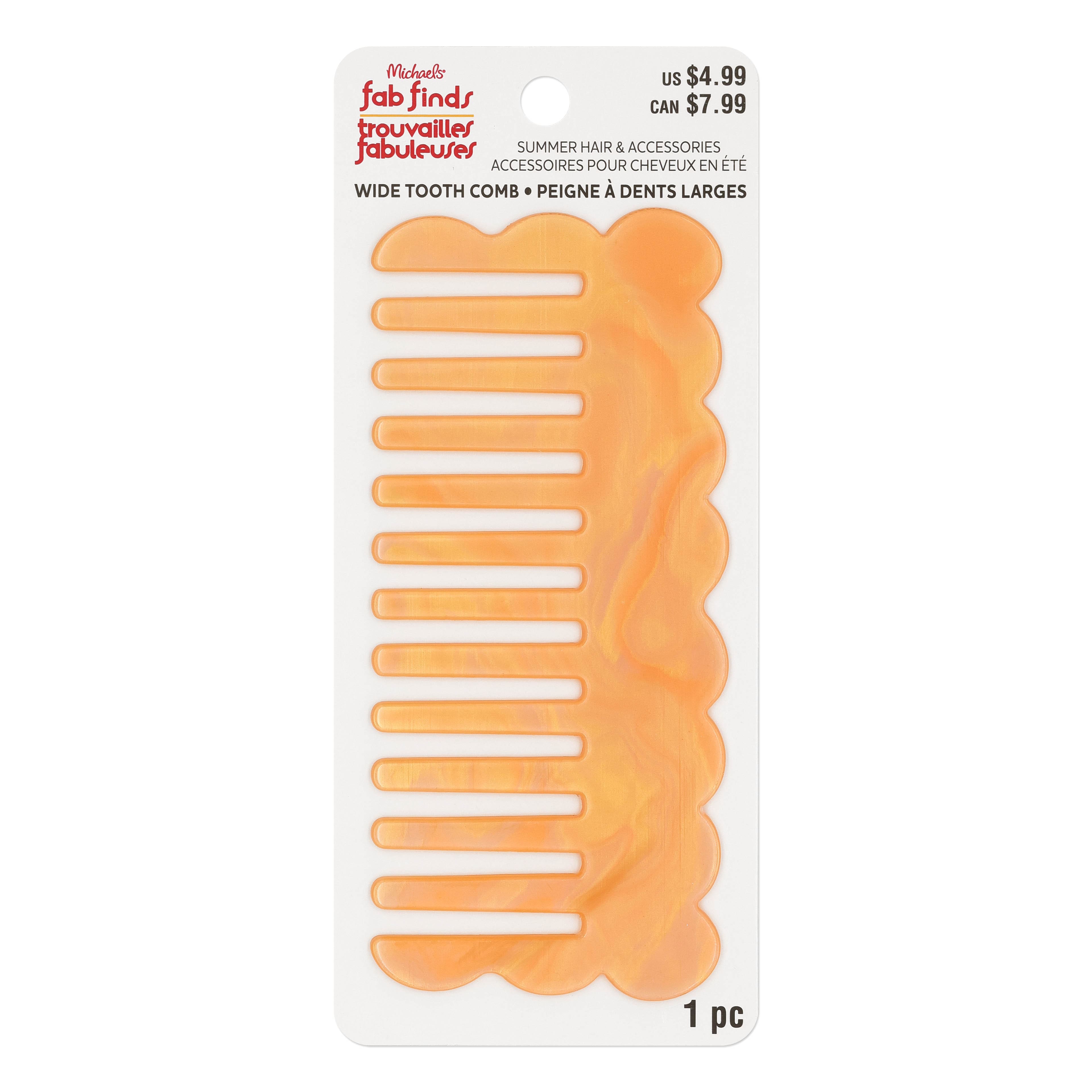 Summer Wide Tooth Comb by Fab Finds