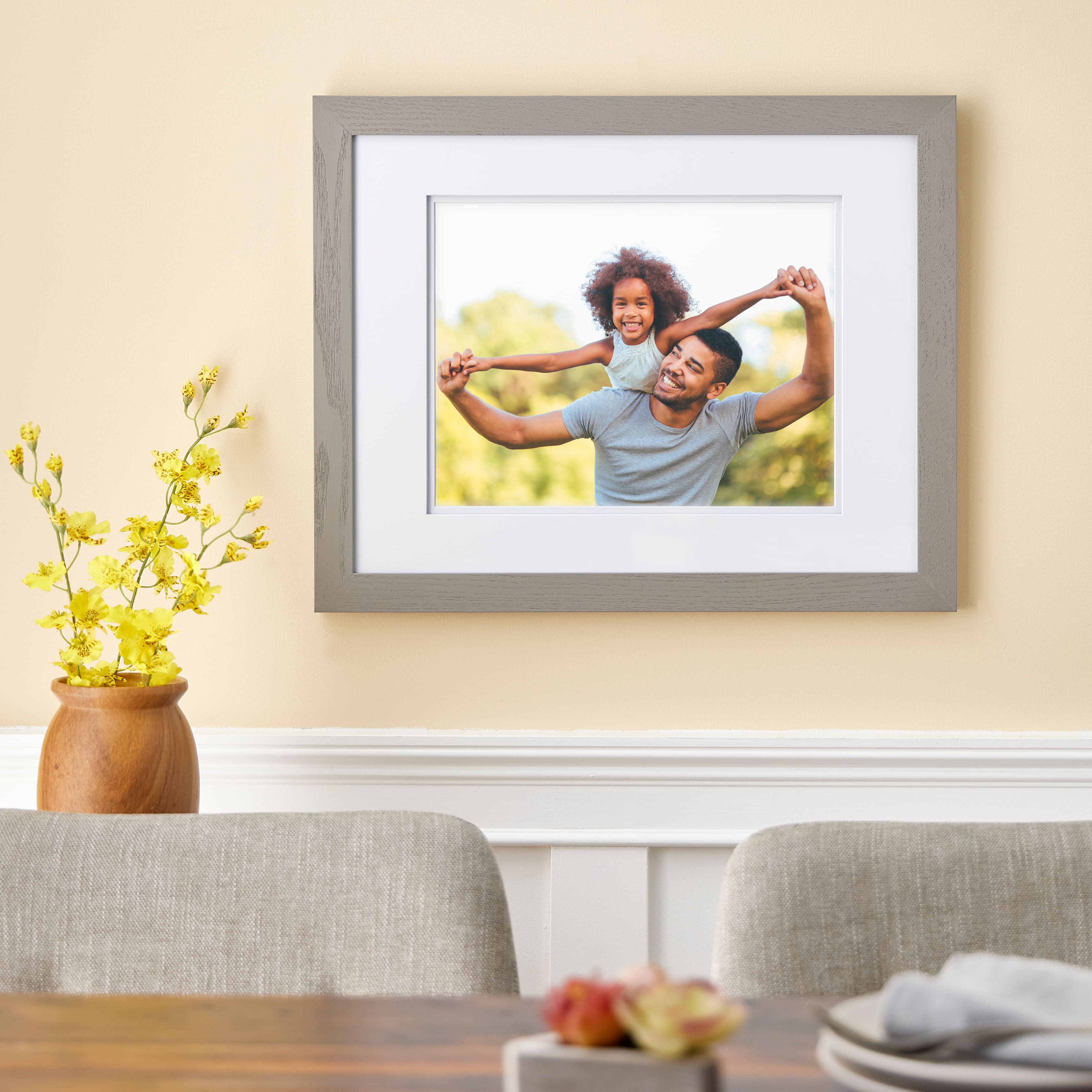 Grey Gallery Wall Frame with Double Mat by Studio Décor®