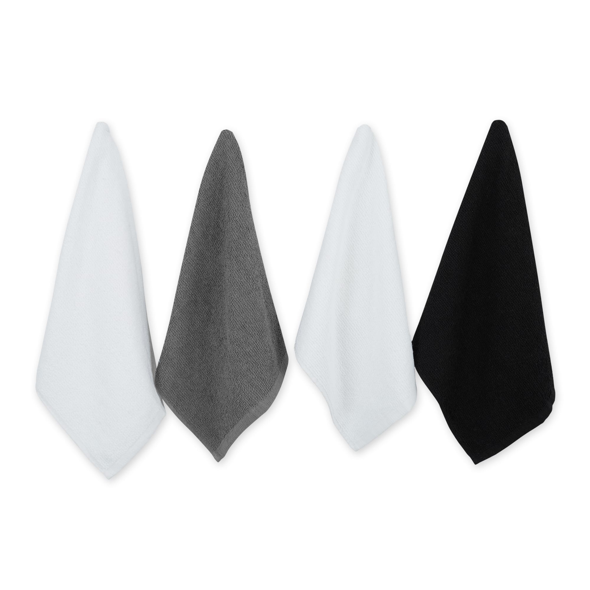 DII® Assorted Darks Barmop Dishtowel (Set of 4)