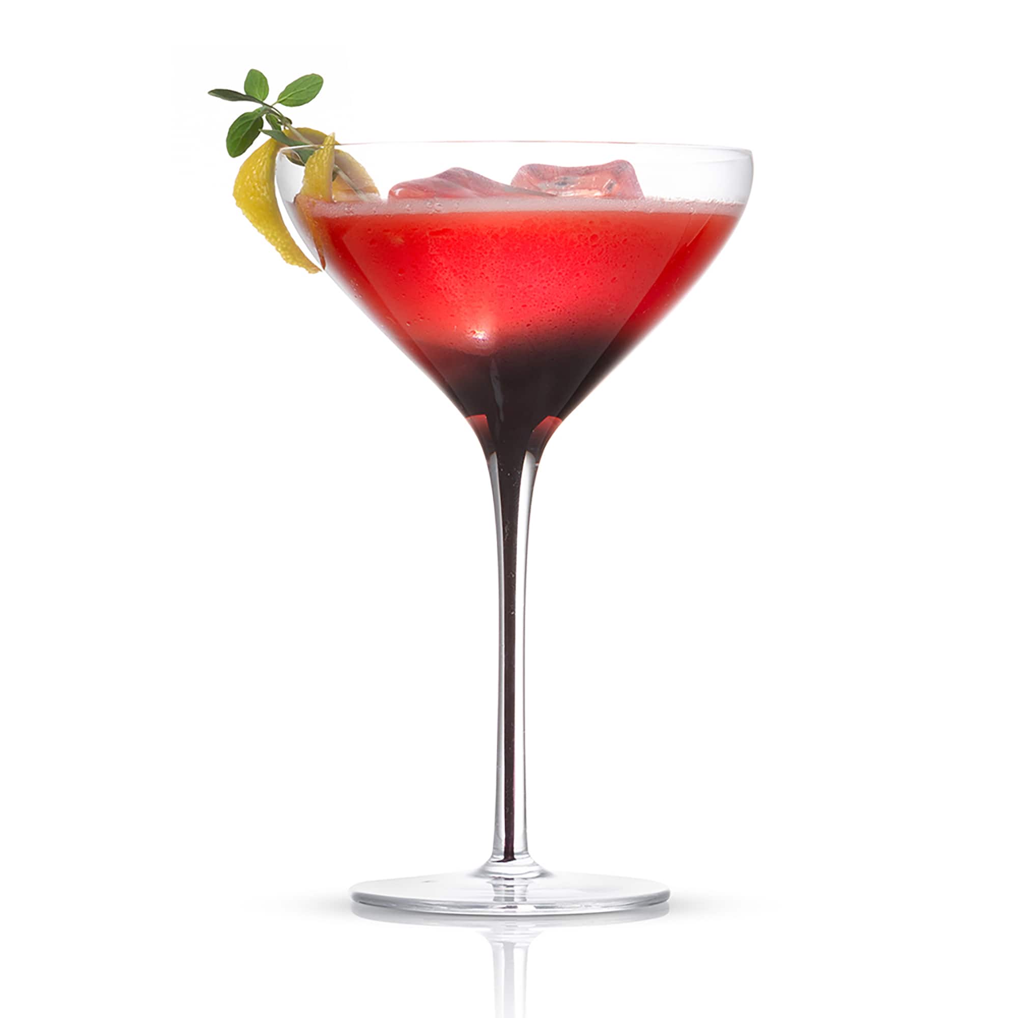 JoyJolt® 10.5oz. Black Swan Martini Glasses, 2ct.