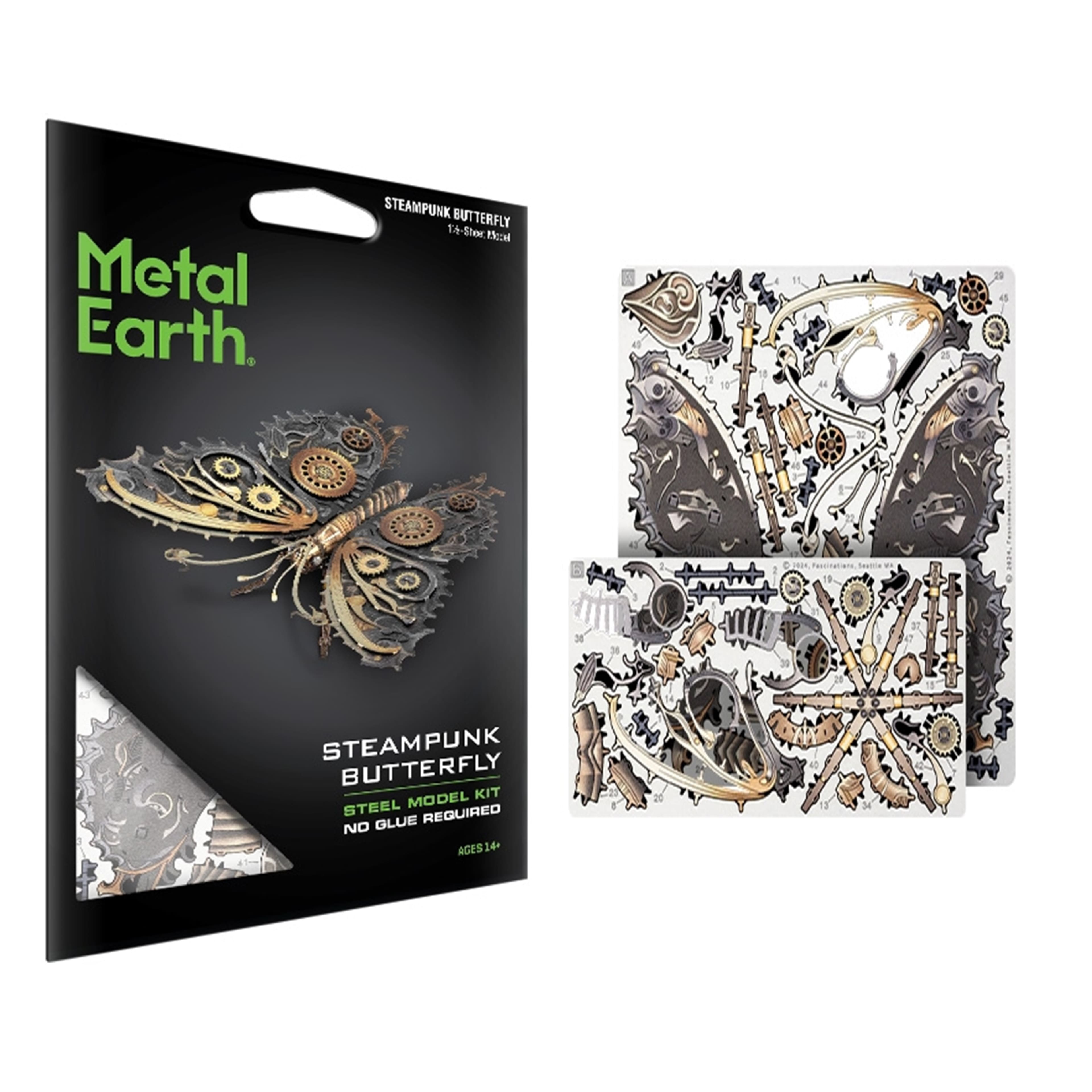 Metal Earth® Steampunk Butterfly Steel Model Kit