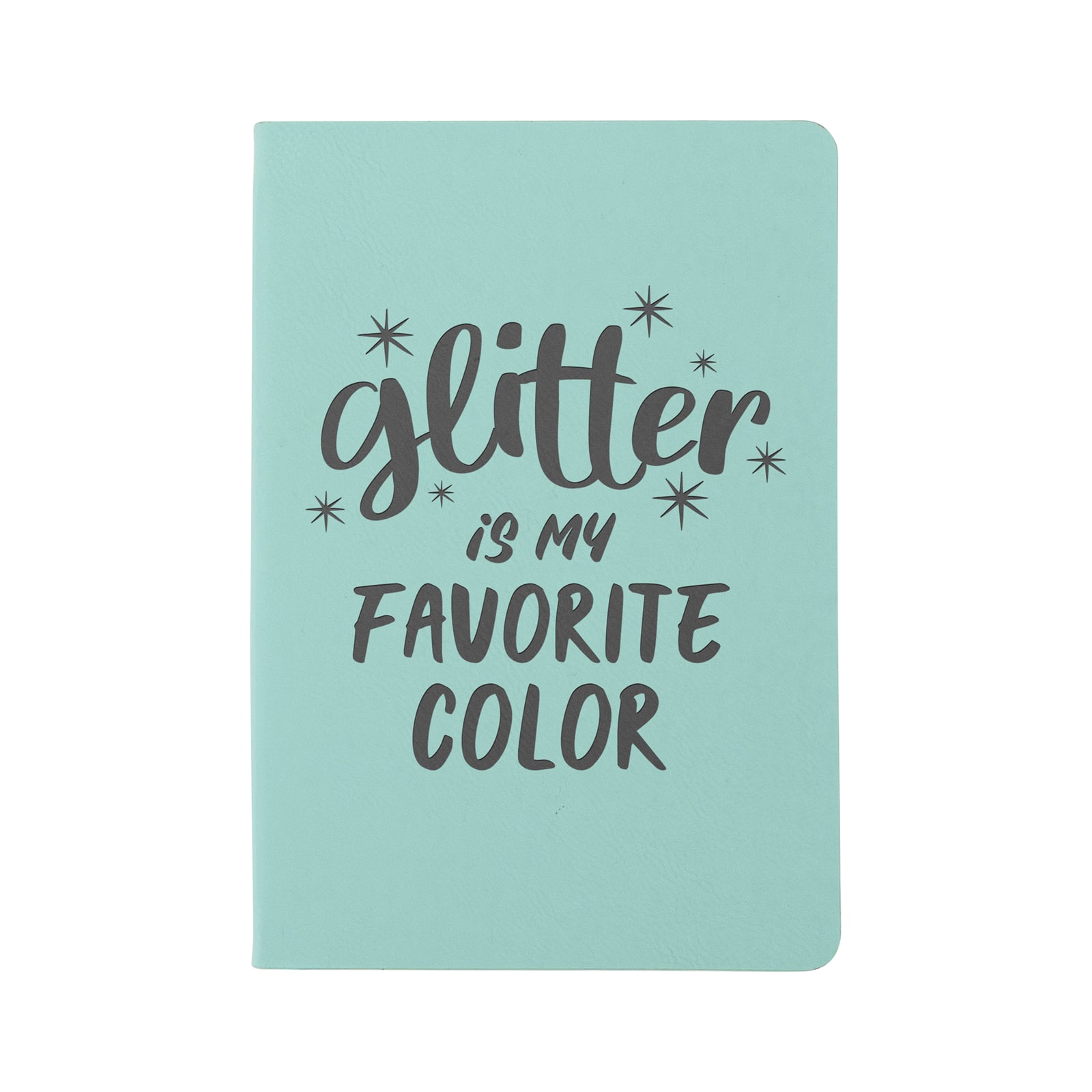 Craft Express Teal Engraving Faux Leather Notebooks, 2ct.