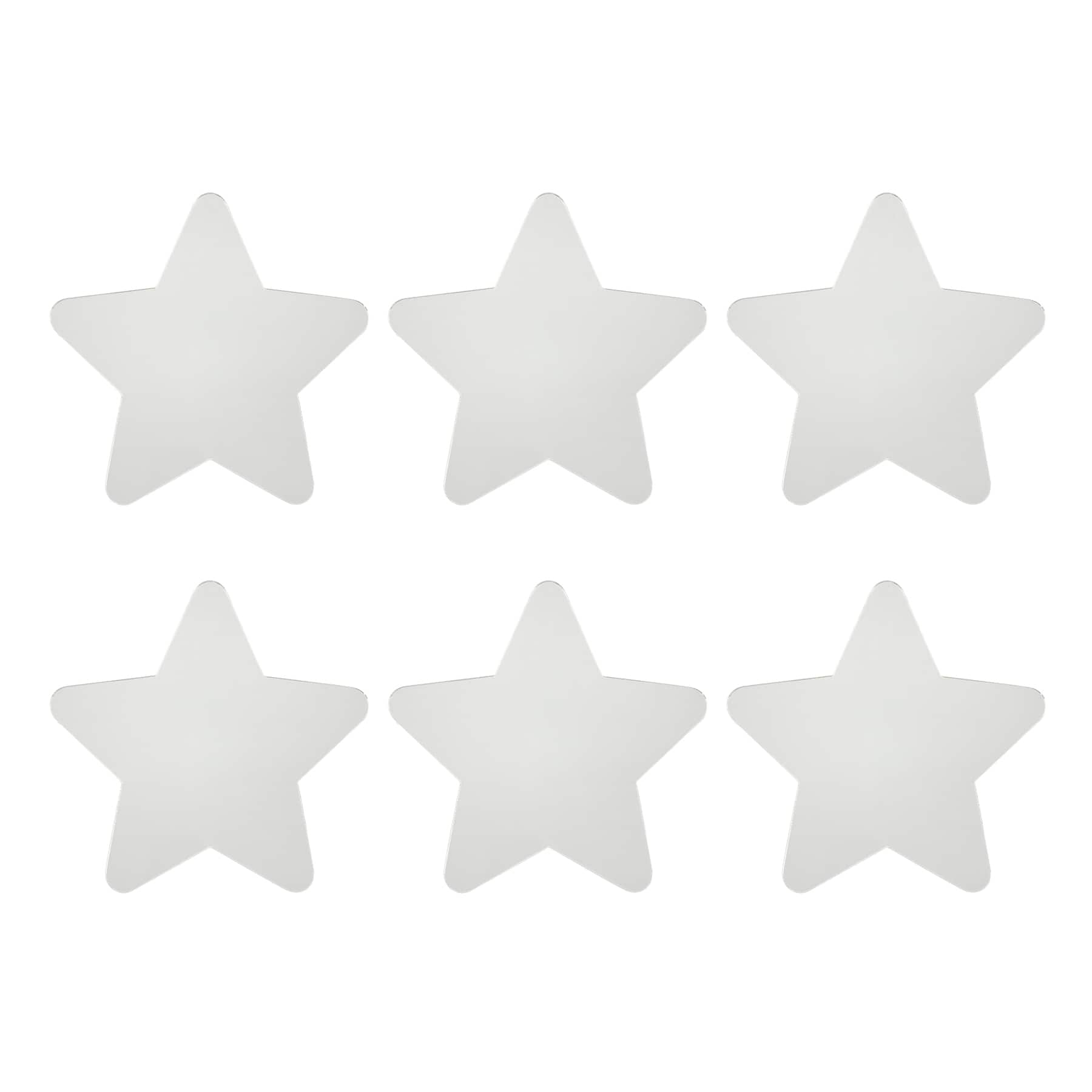 4" Acrylic Star Blanks, 6ct. by Make Market®