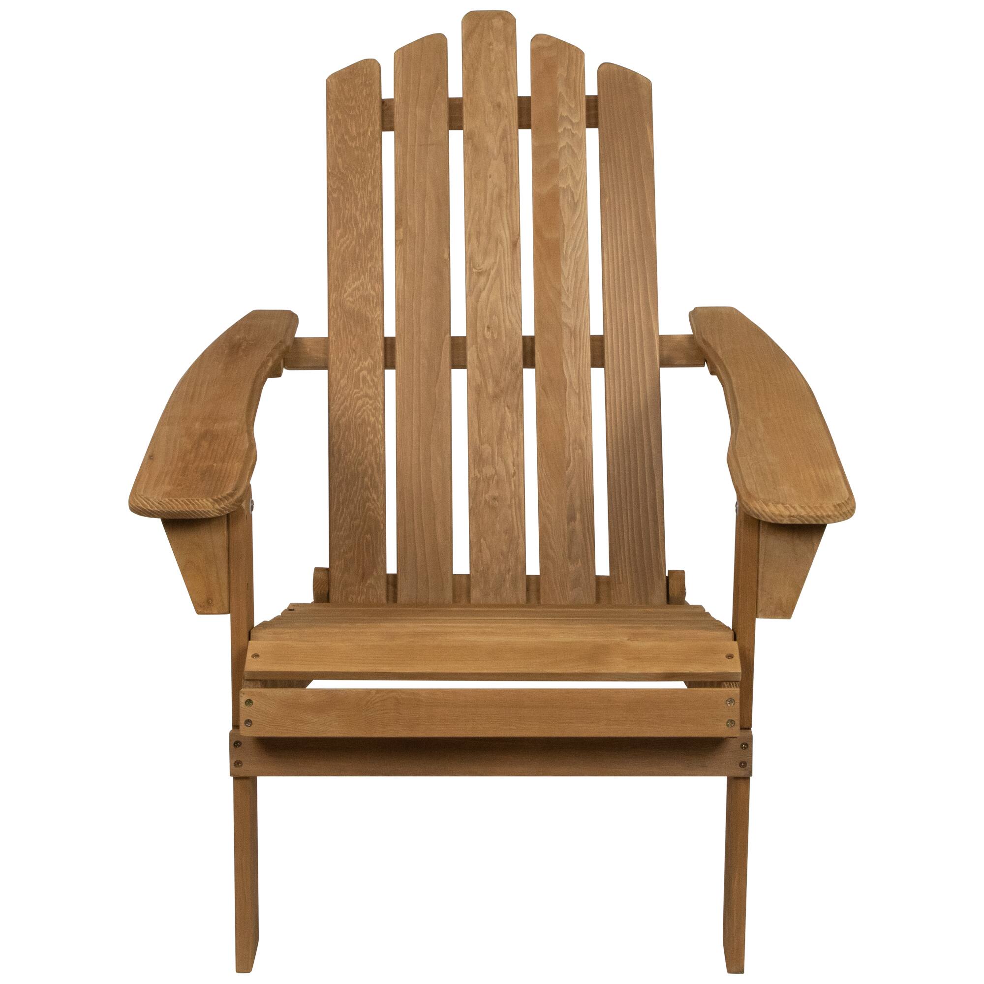 36" Classic Folding Wooden Adirondack Chair