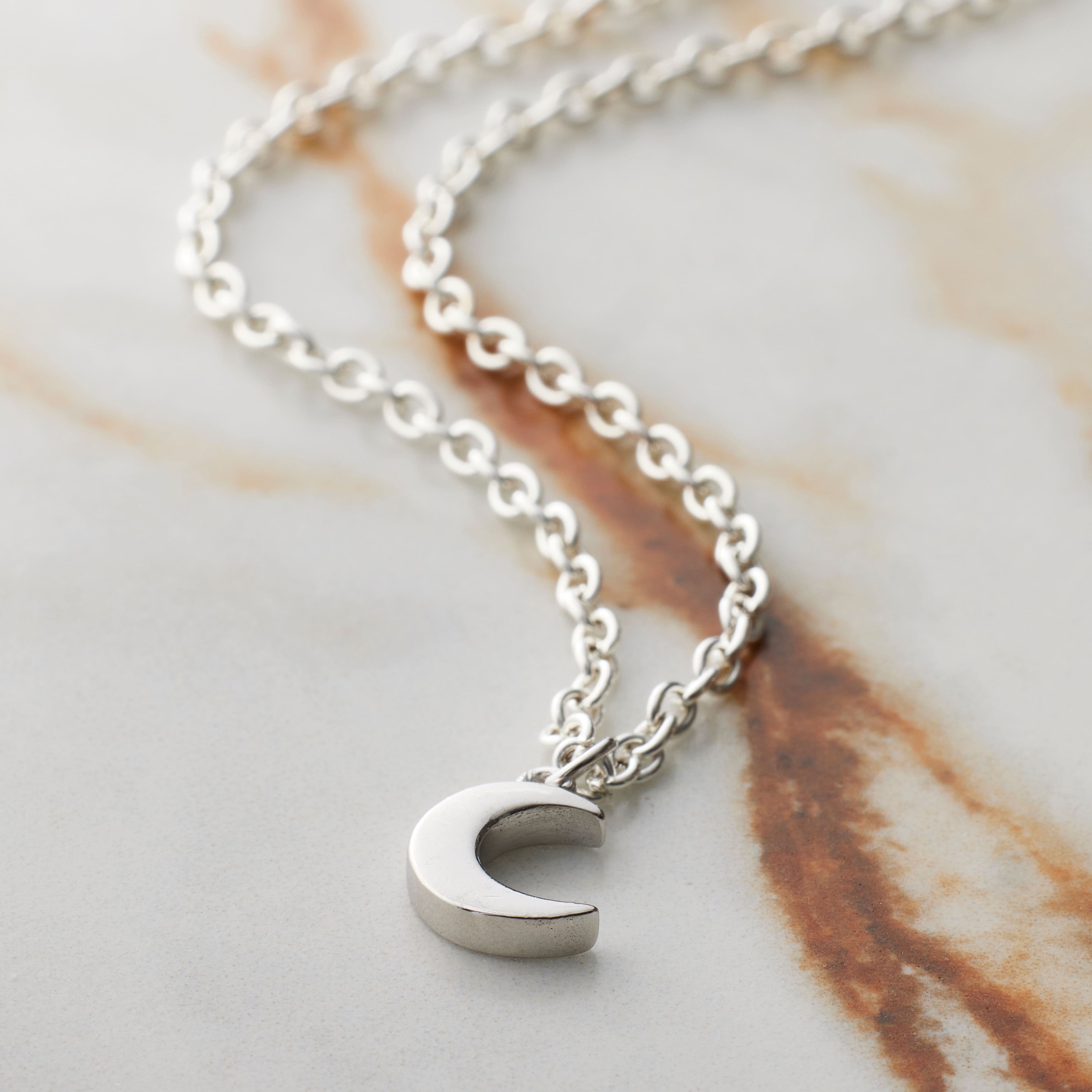 Sterling Silver Moon Icon Charm by Bead Landing™