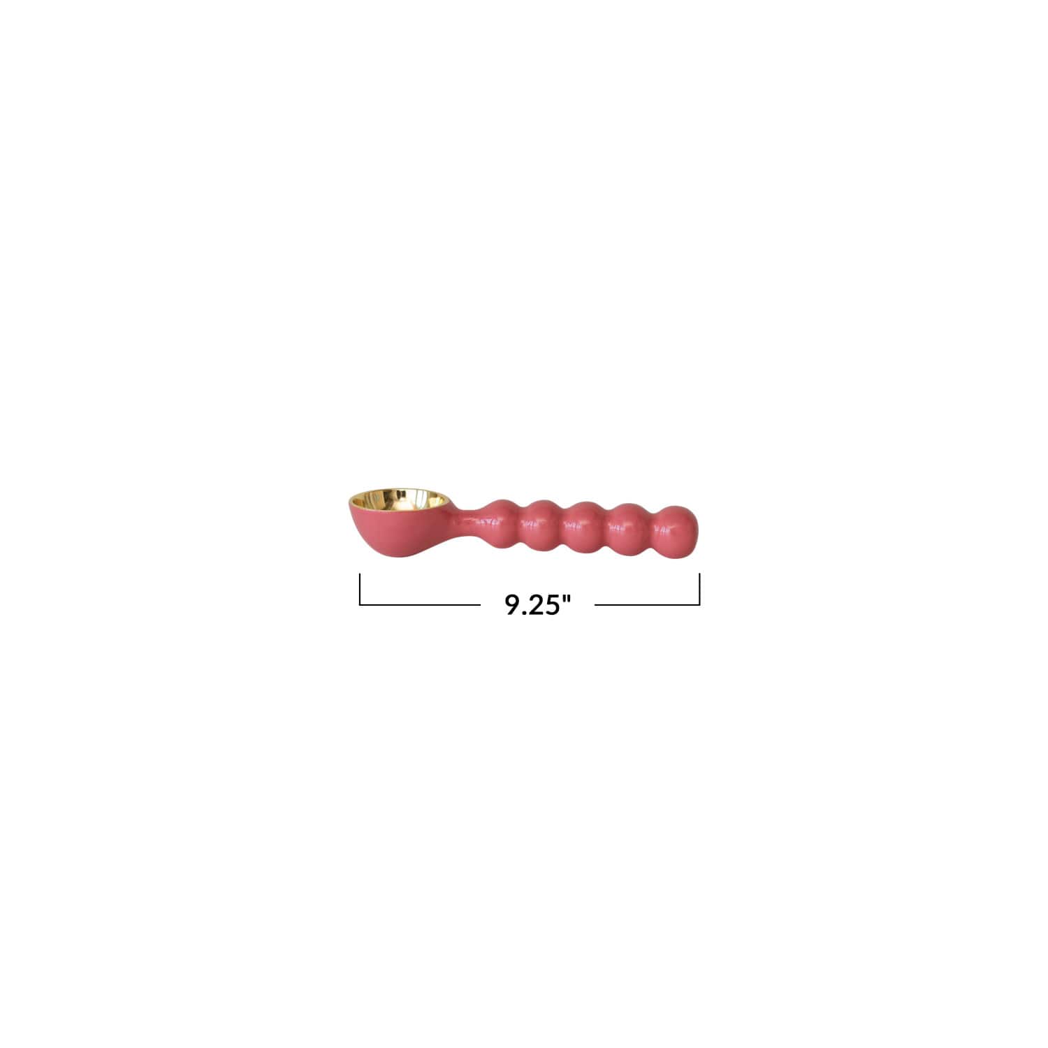 Hello Honey® 9.25" Pink & Gold Enameled Aluminum Ice Cream Scoop
