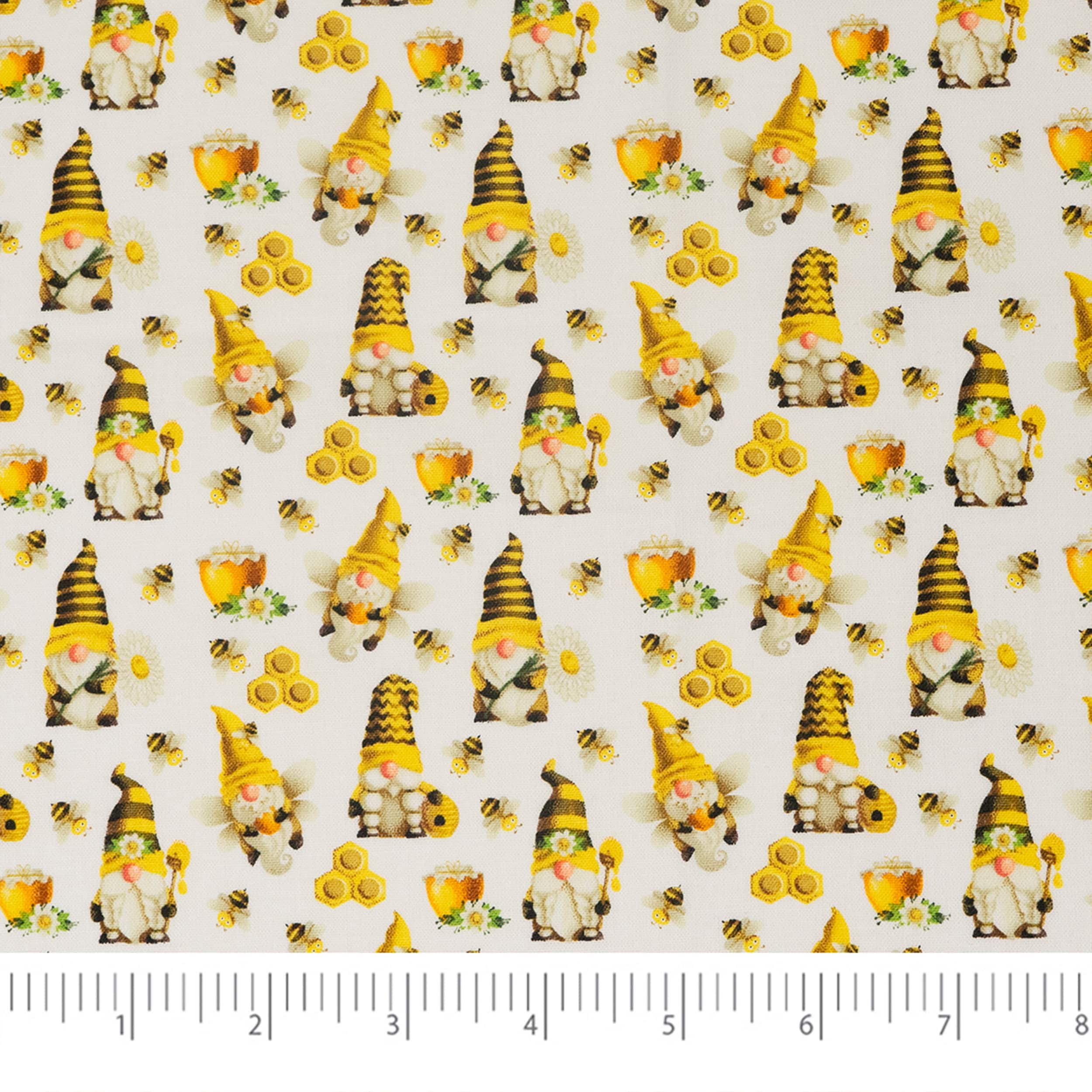 SINGER Honey Bee Gnomes Cotton Fabric Bundle
