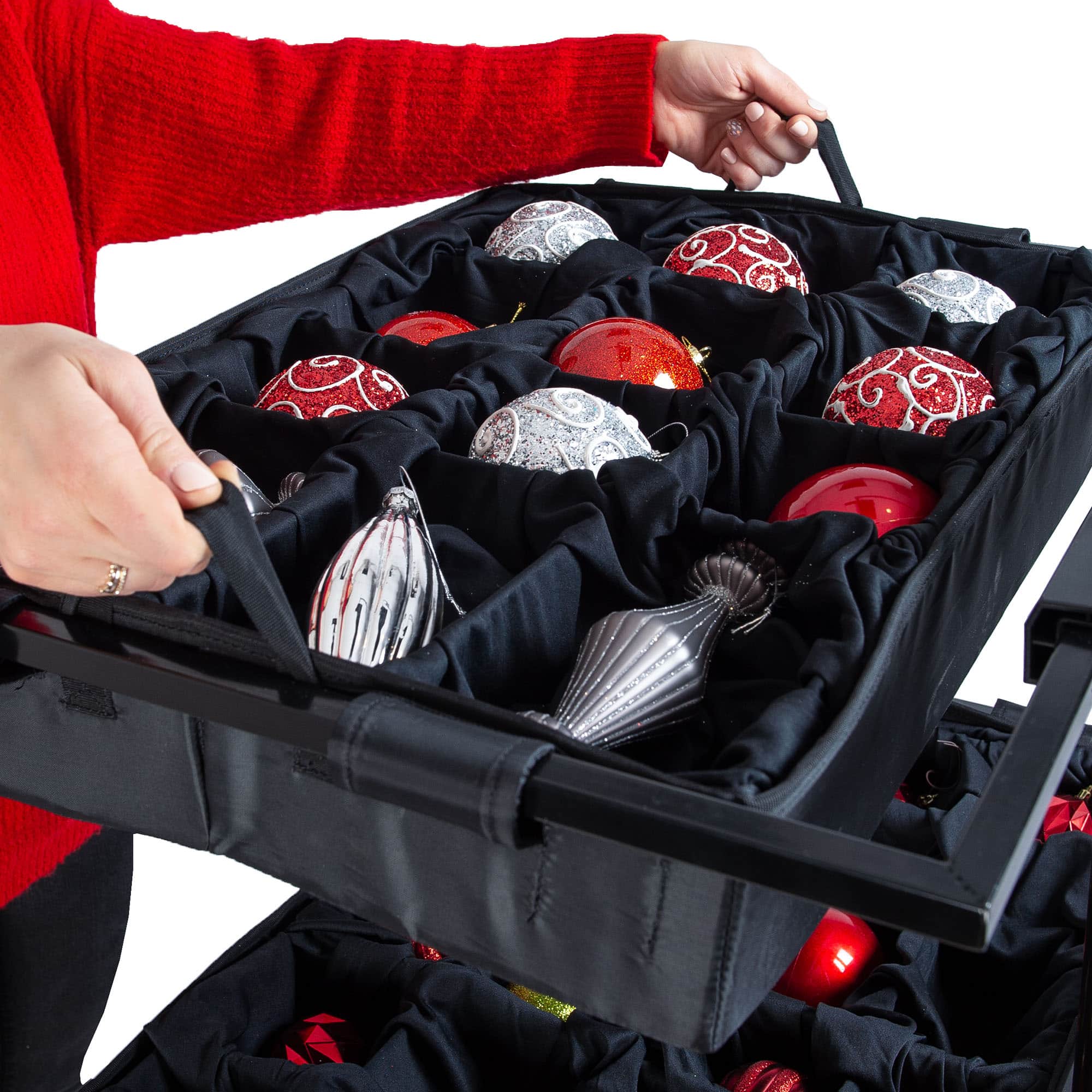 TreeKeeper Telescoping Adjustable Christmas Ornament Storage Box