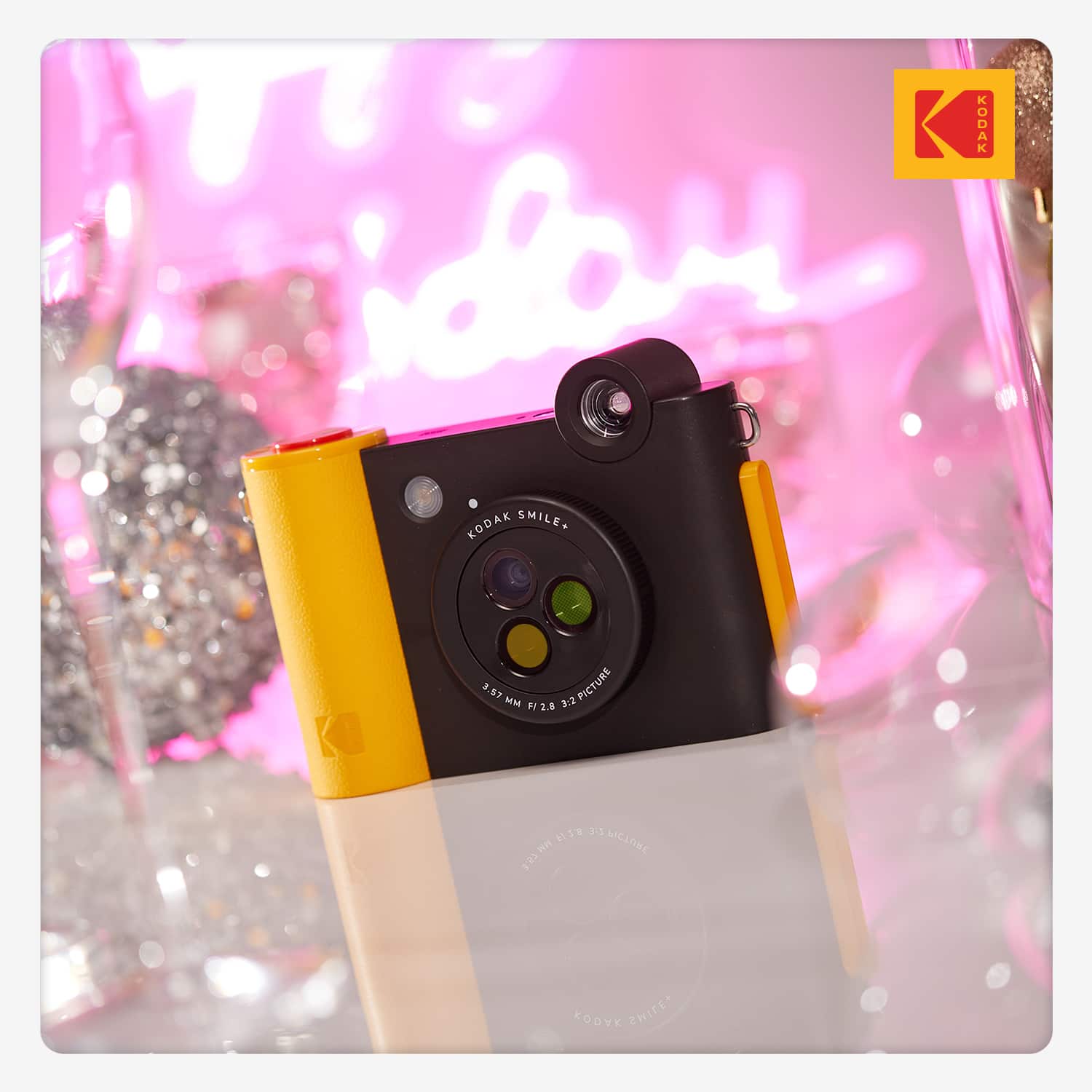 KODAK Smile+ Black Wireless Digital Instant Print Camera