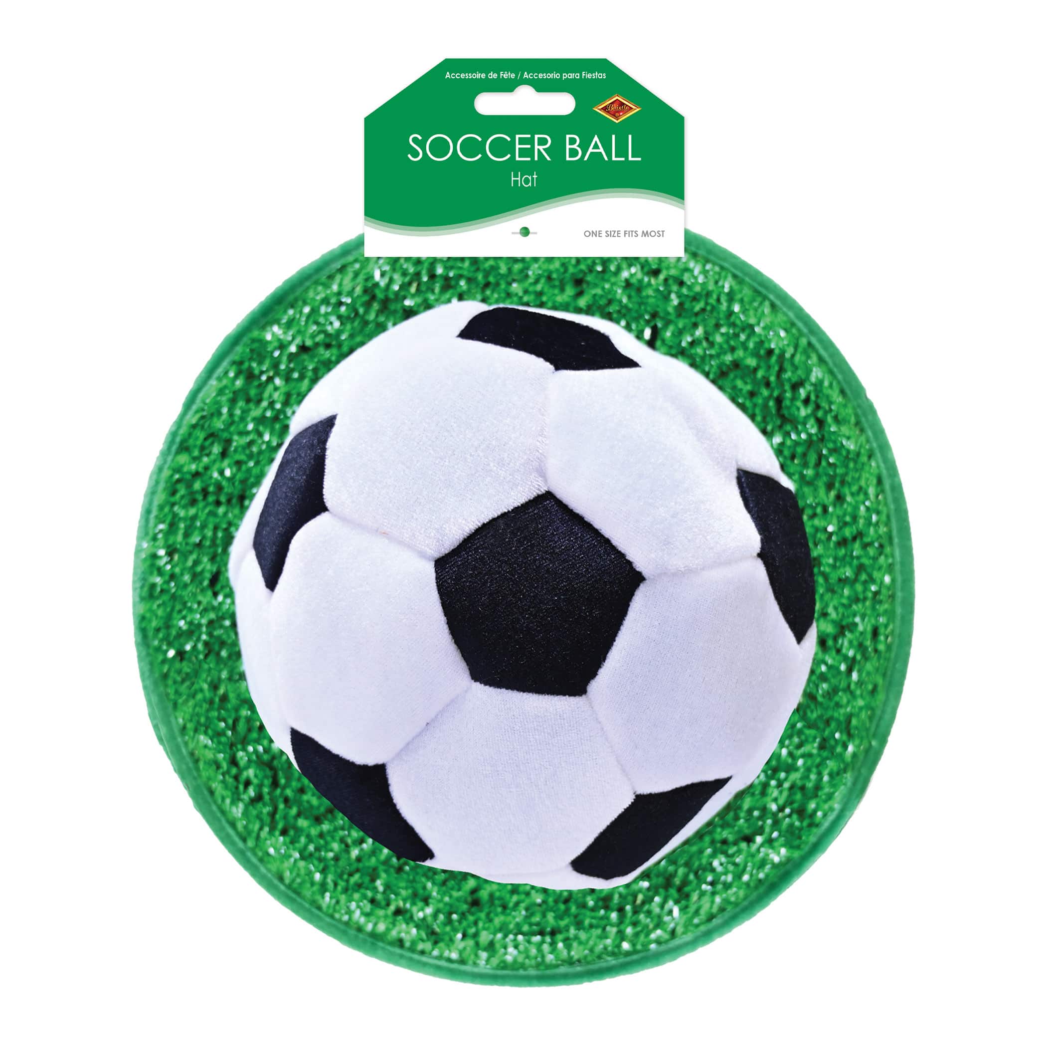 Plush Soccer Ball Hat