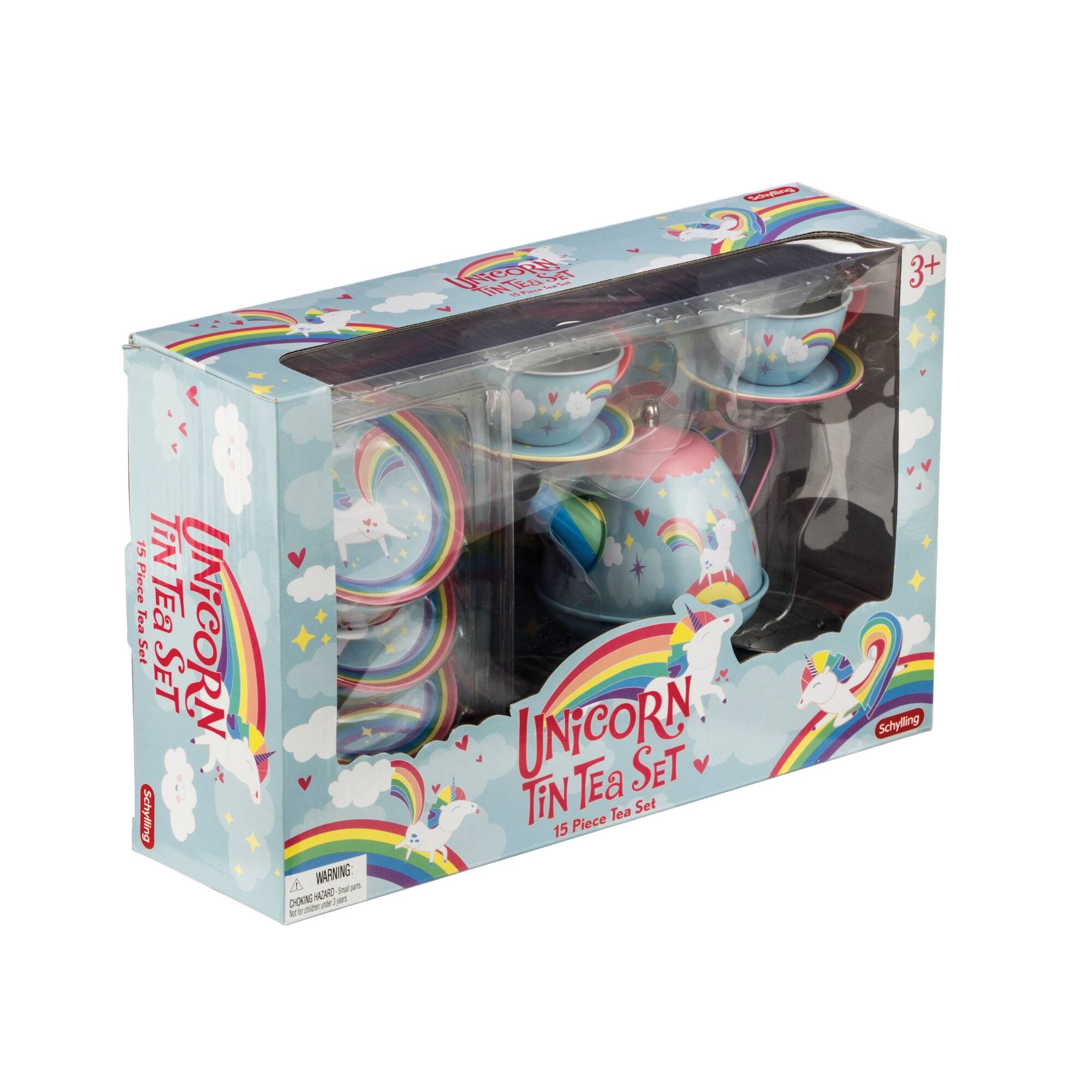Schylling Unicorn Tin Tea Set