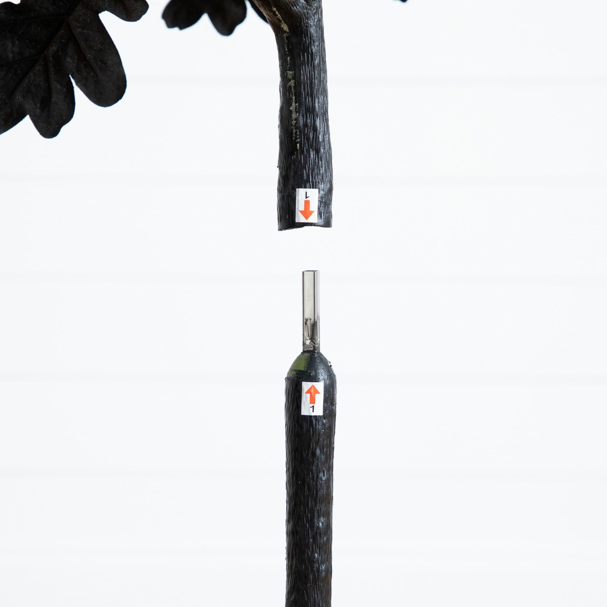 5ft. Artificial Halloween Black Oak Tree