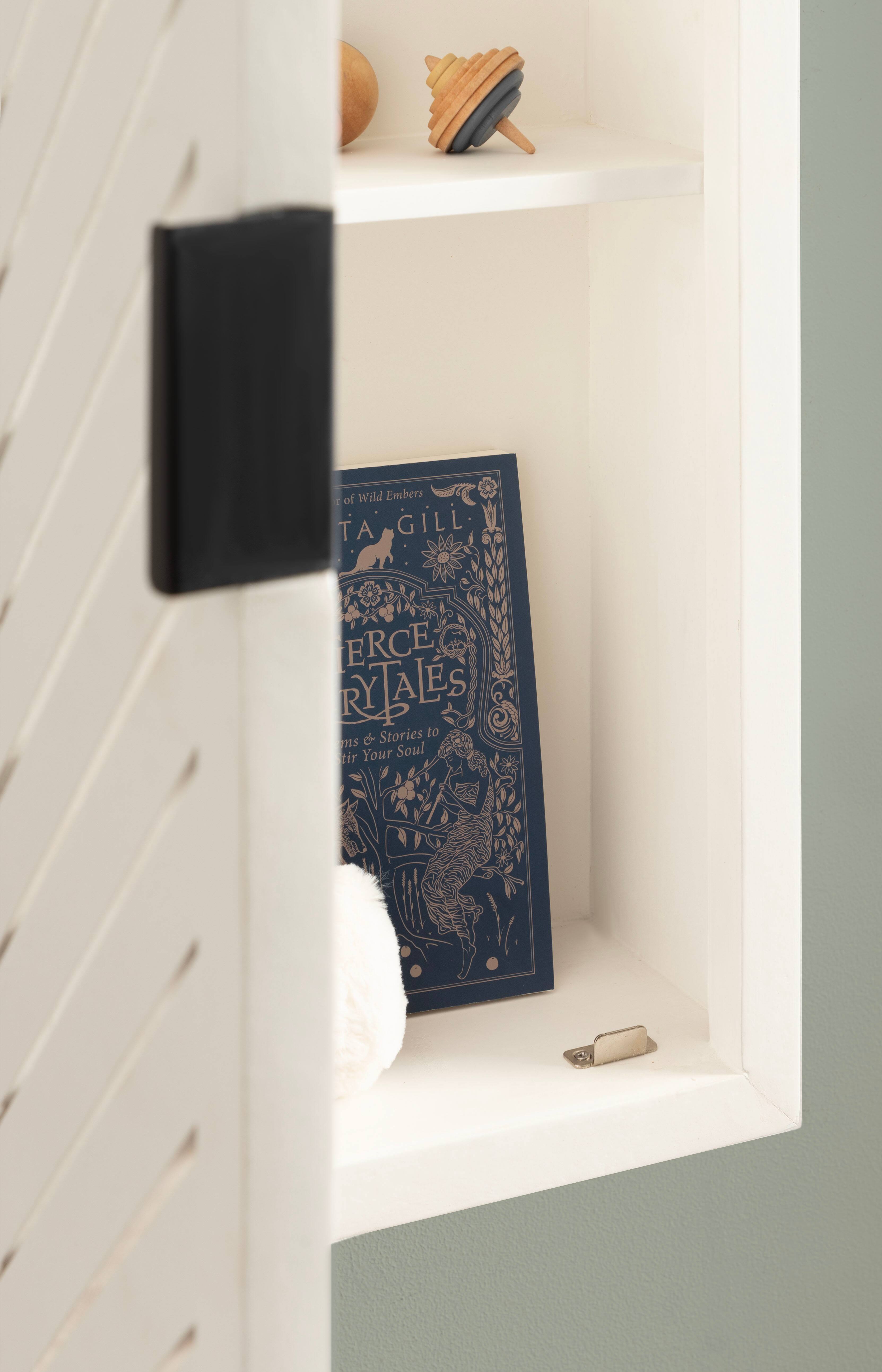 Kate and Laurel Mezzeta Tall Wood Bath Cabinet
