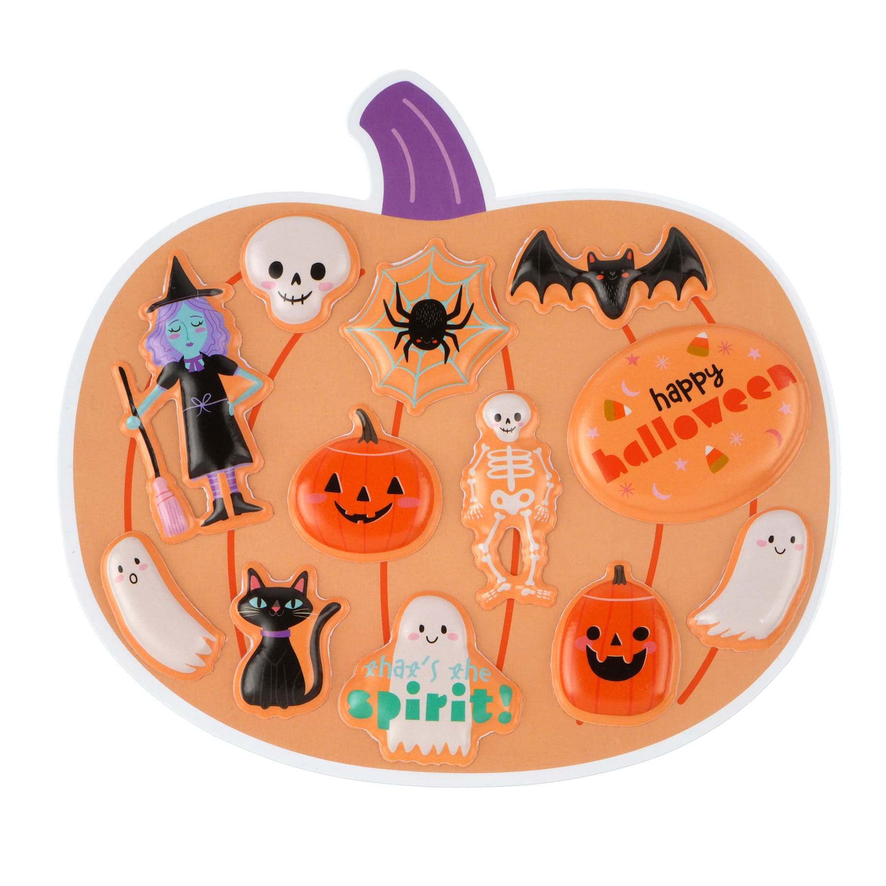 Michaels, Halloween Pumpkin Puffy Stickers by Creatology™ – Category: Buckets & Toys