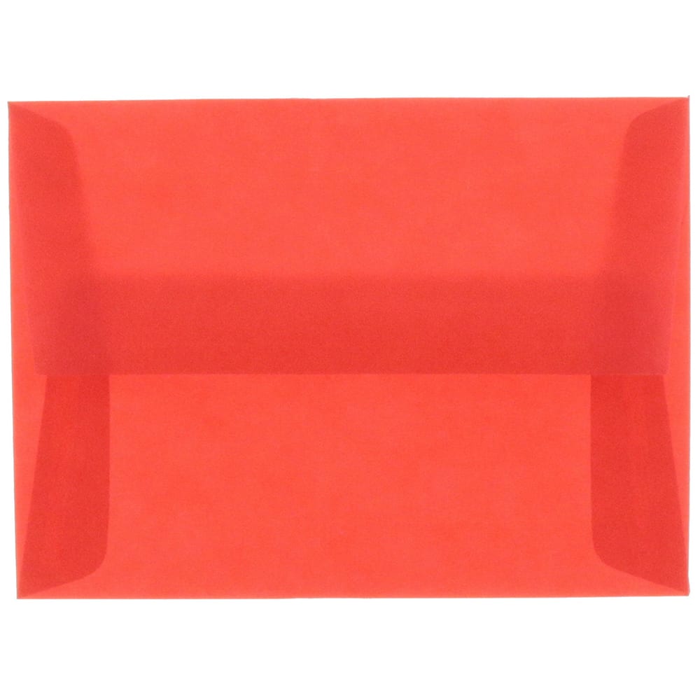 JAM Paper 4.75" x 6.5" Translucent Envelopes, 50ct.