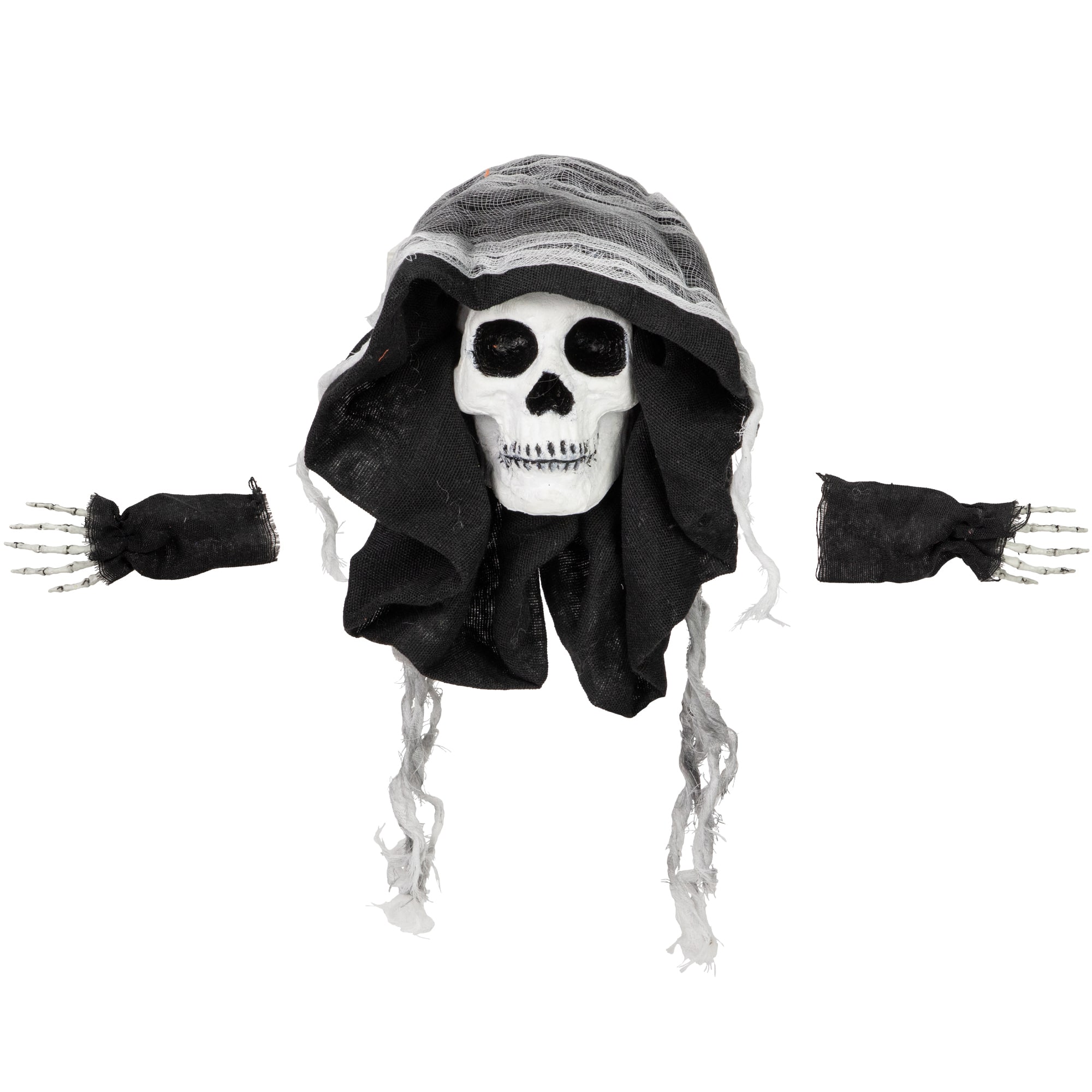 10" Spooky Skeleton 3D Halloween Window Decoration By Northlight in Black | Michaels®