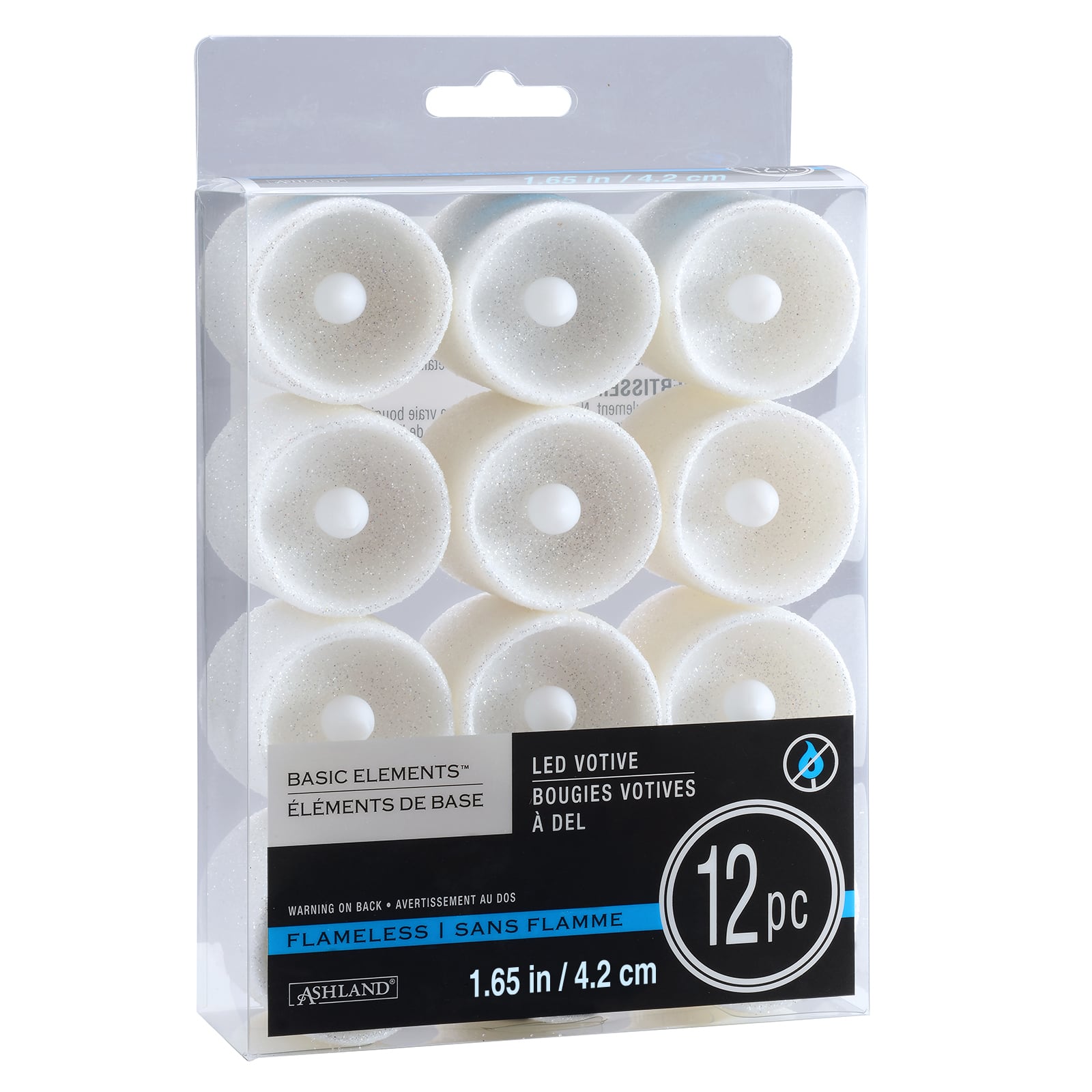 White Glitter LED Votive Candles By Ashland® 12ct.