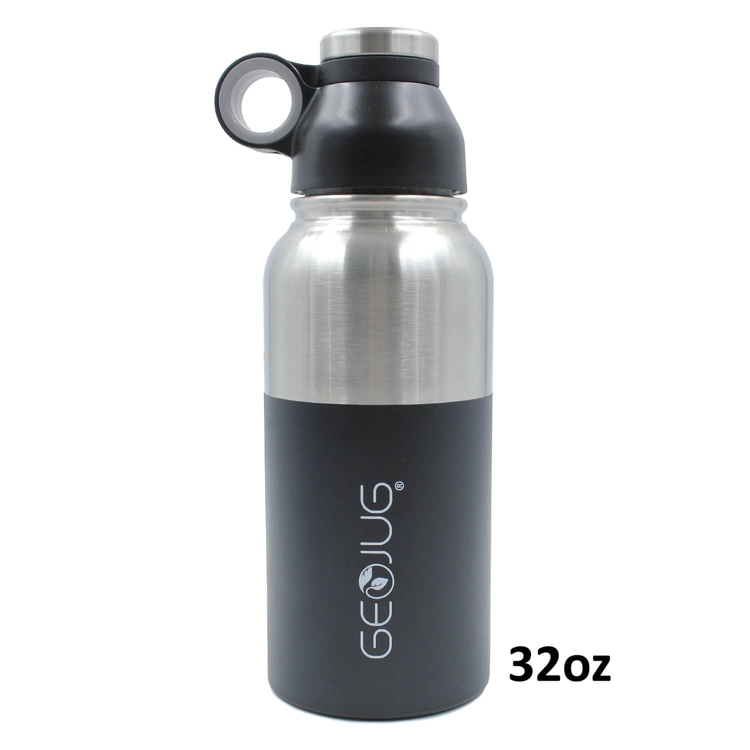 Brentwood GeoJug 32 oz. Stainless Steel Water Bottle