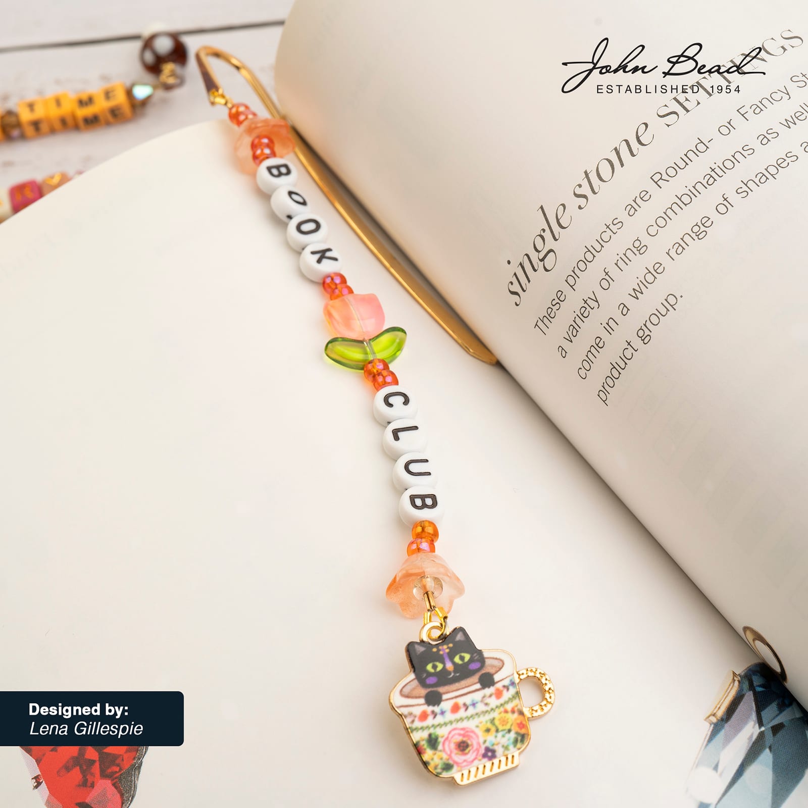 John Bead Sweet & Petite Daisy Flower Charms, 8ct.