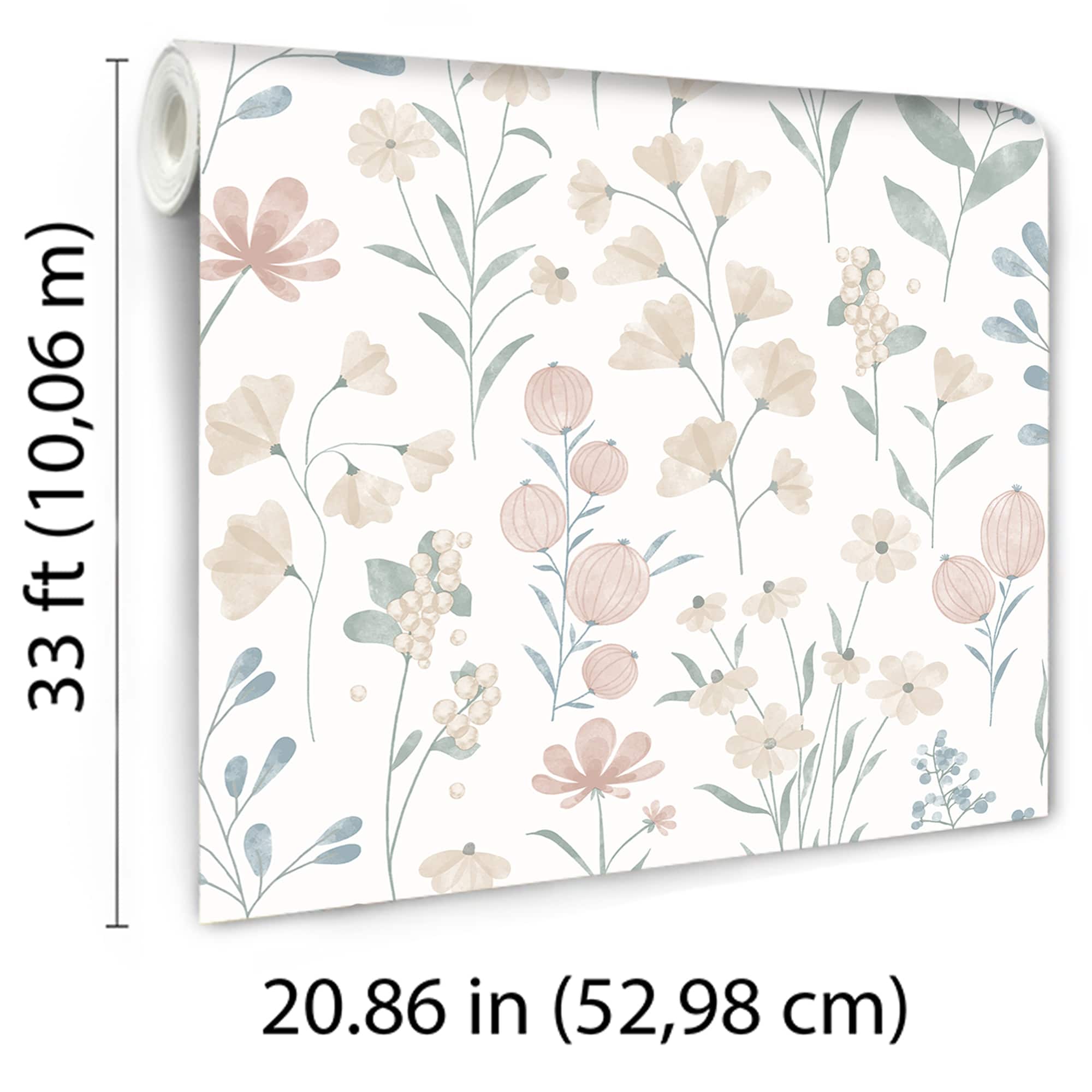 Designs Direct Floral Candy Wallpaper