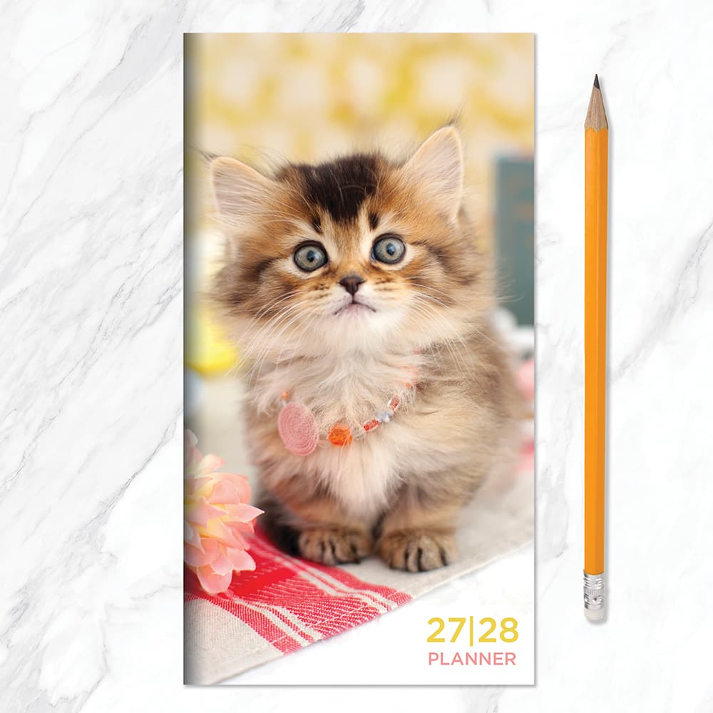 2027-2028 Kitten Small Monthly Pocket Planner