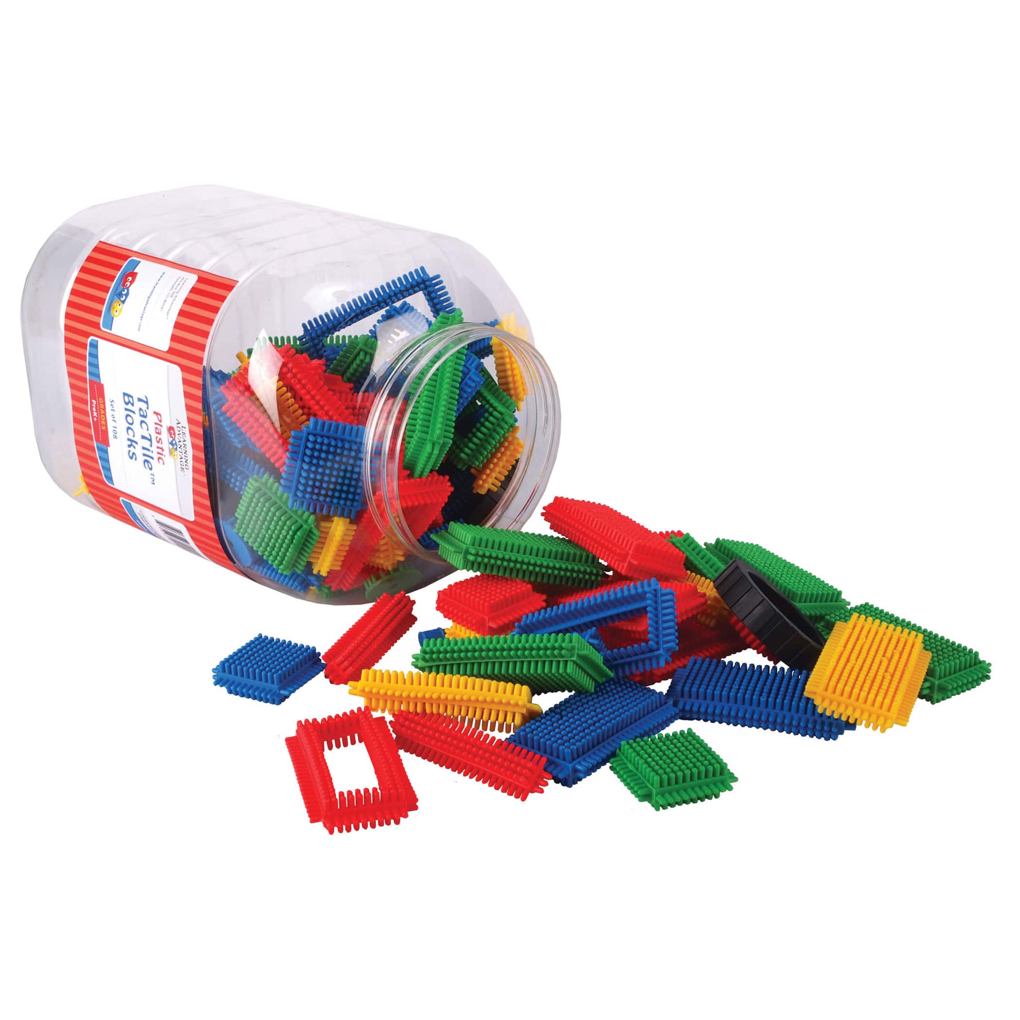 TacTile™ Blocks, 108 Pieces