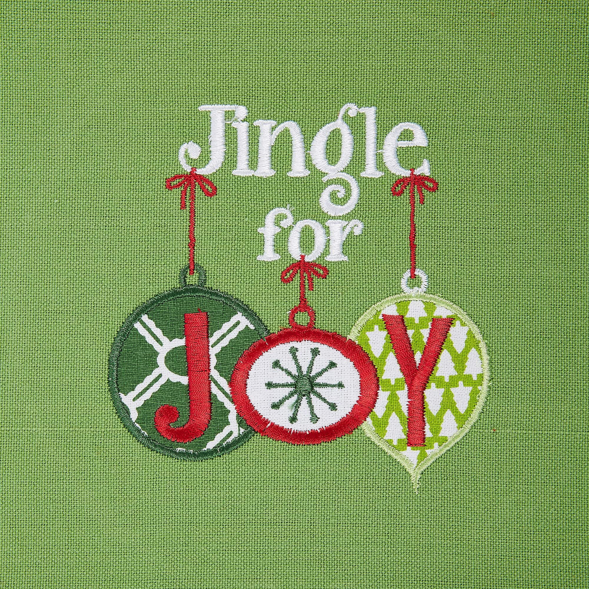 DII® Mixed Christmas Embroidered Dishtowels, 3ct.