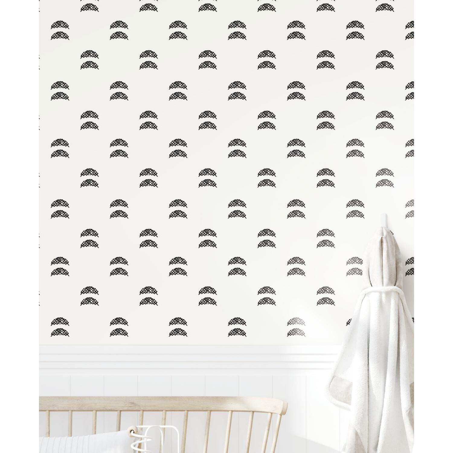 RoomMates Rose Lindo Half-Moon Peel & Stick Wallpaper