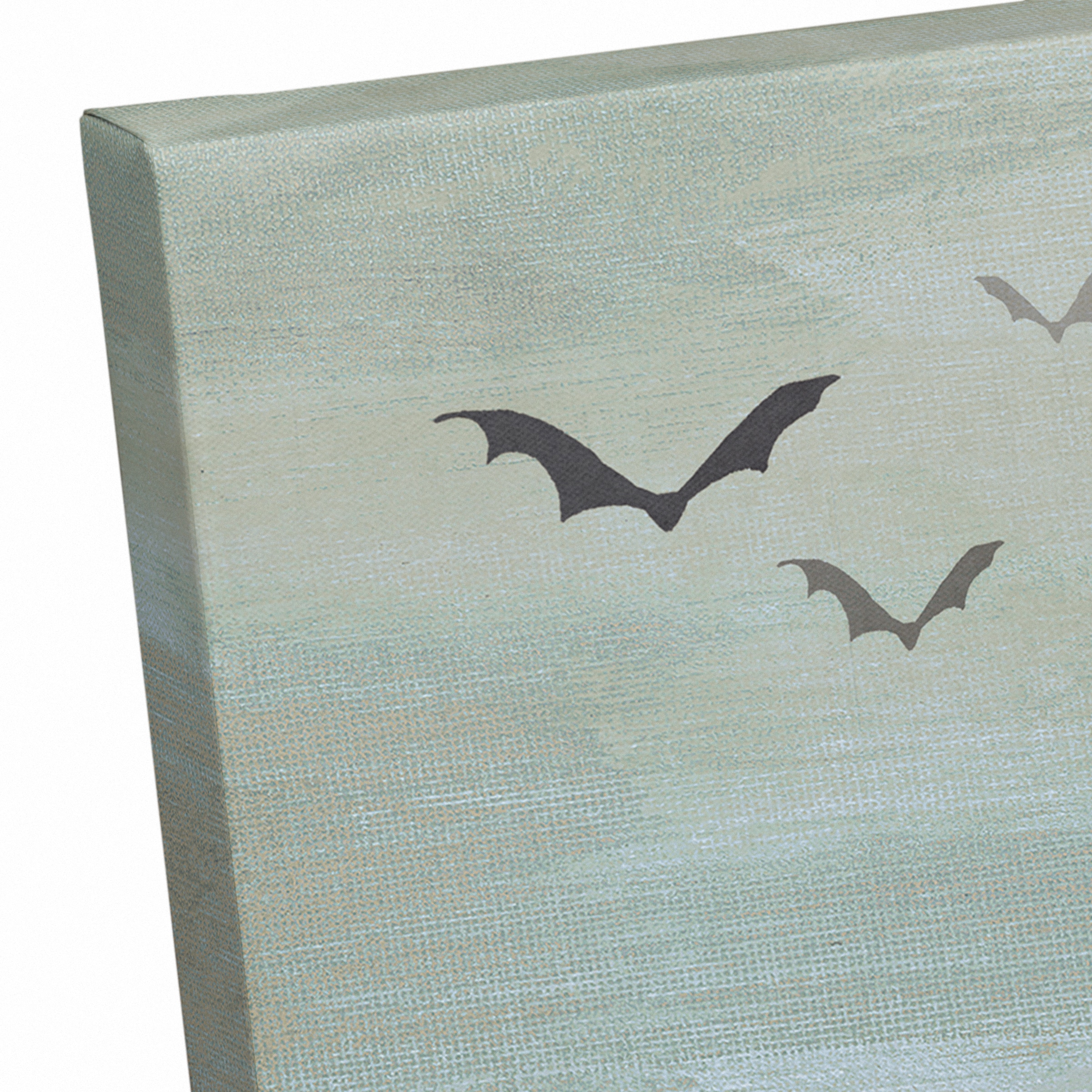 Flower Field Ghost Canvas Wall Art
