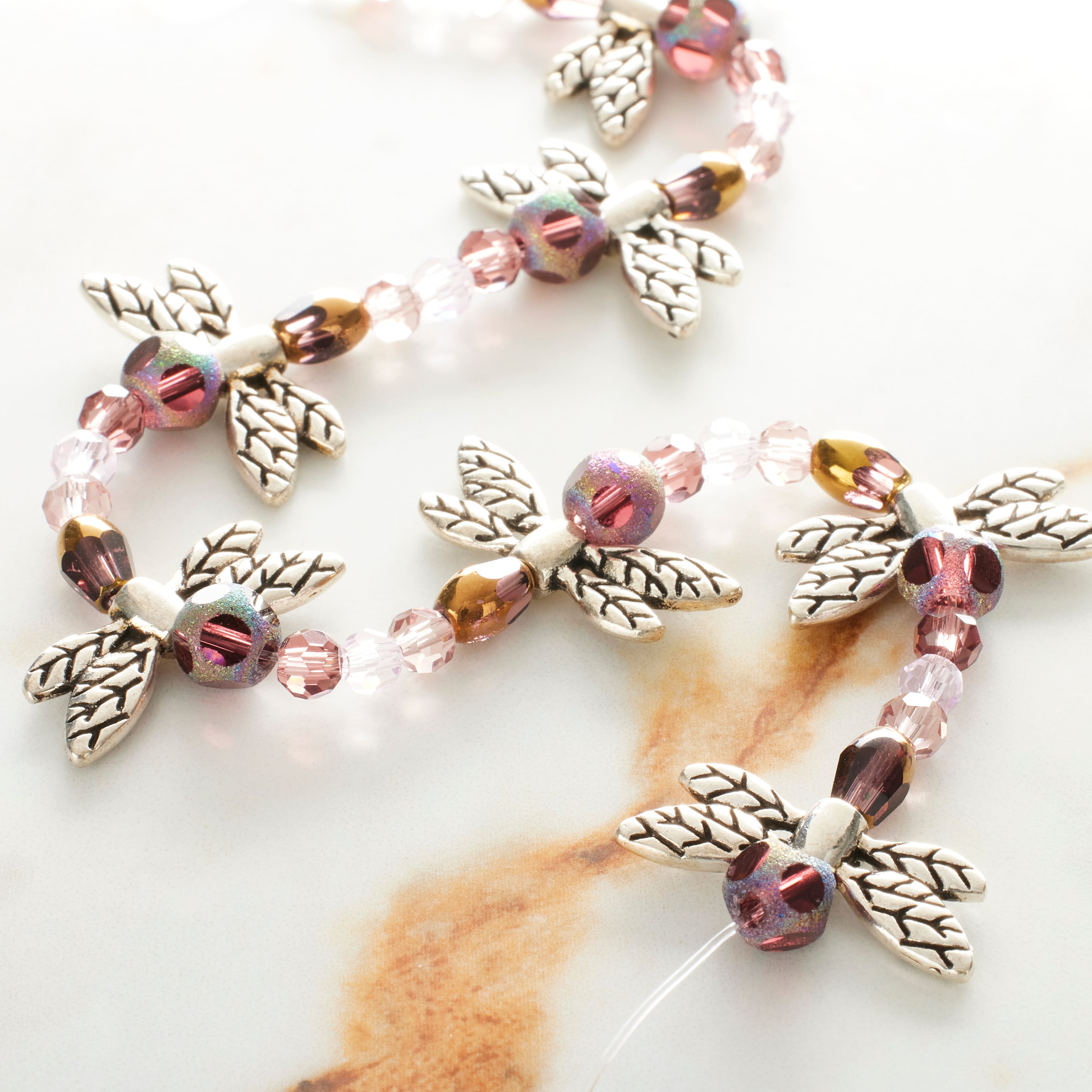 12 Pack: Glass & Metal Dragonfly Beads, 20mm by Bead Landing™