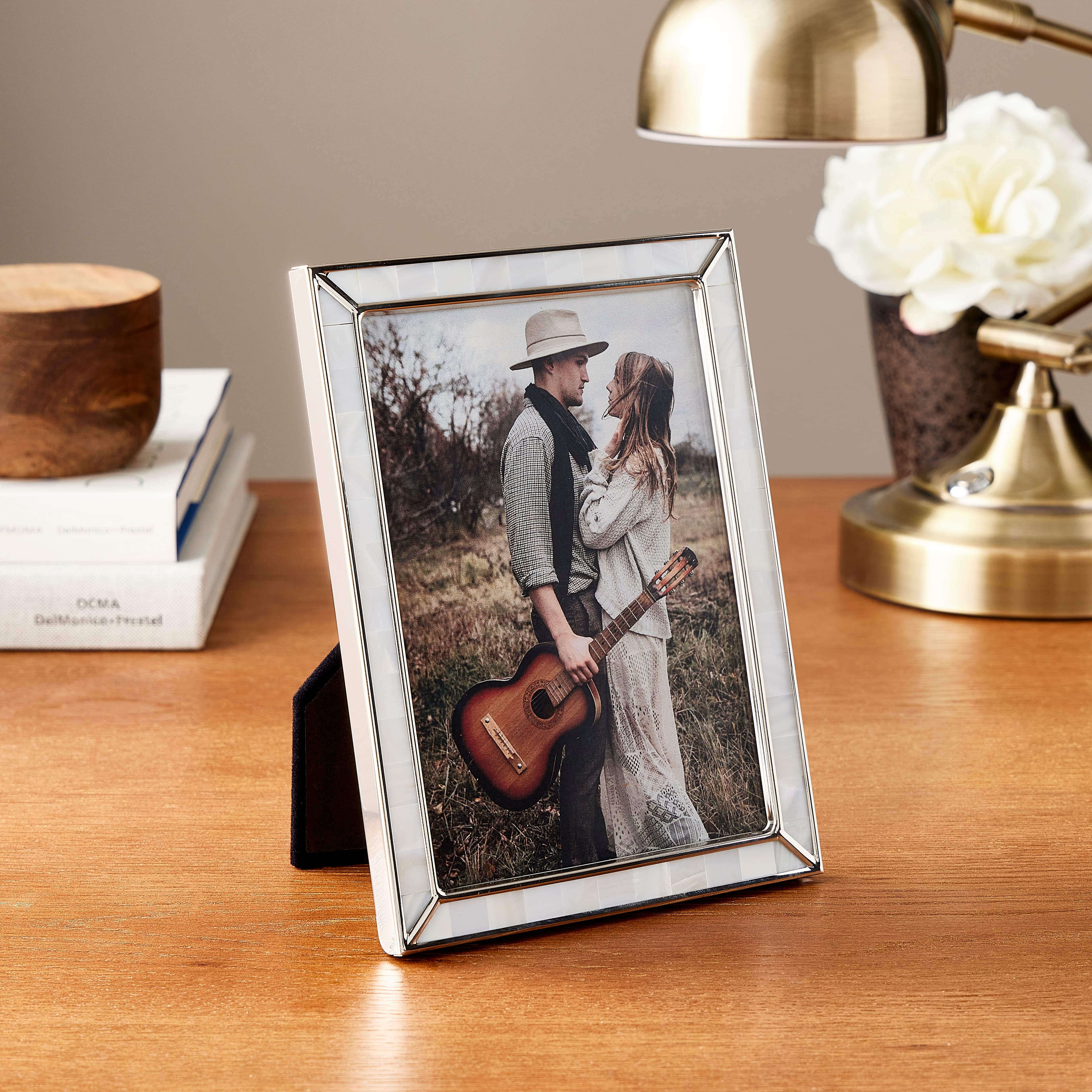 Expressions™ 5" x 7" Silver & Pearl Frame by Studio Décor®