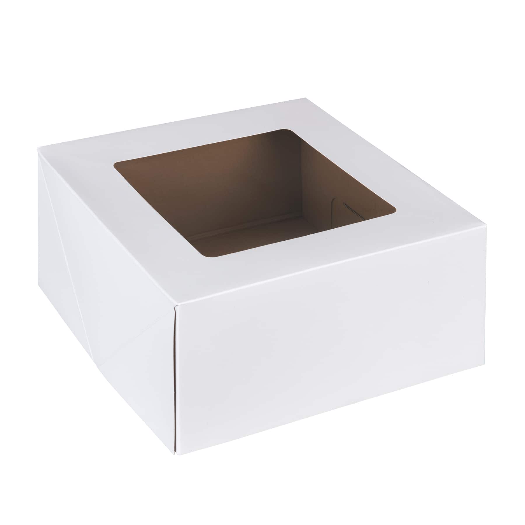 White Window Cake Boxes